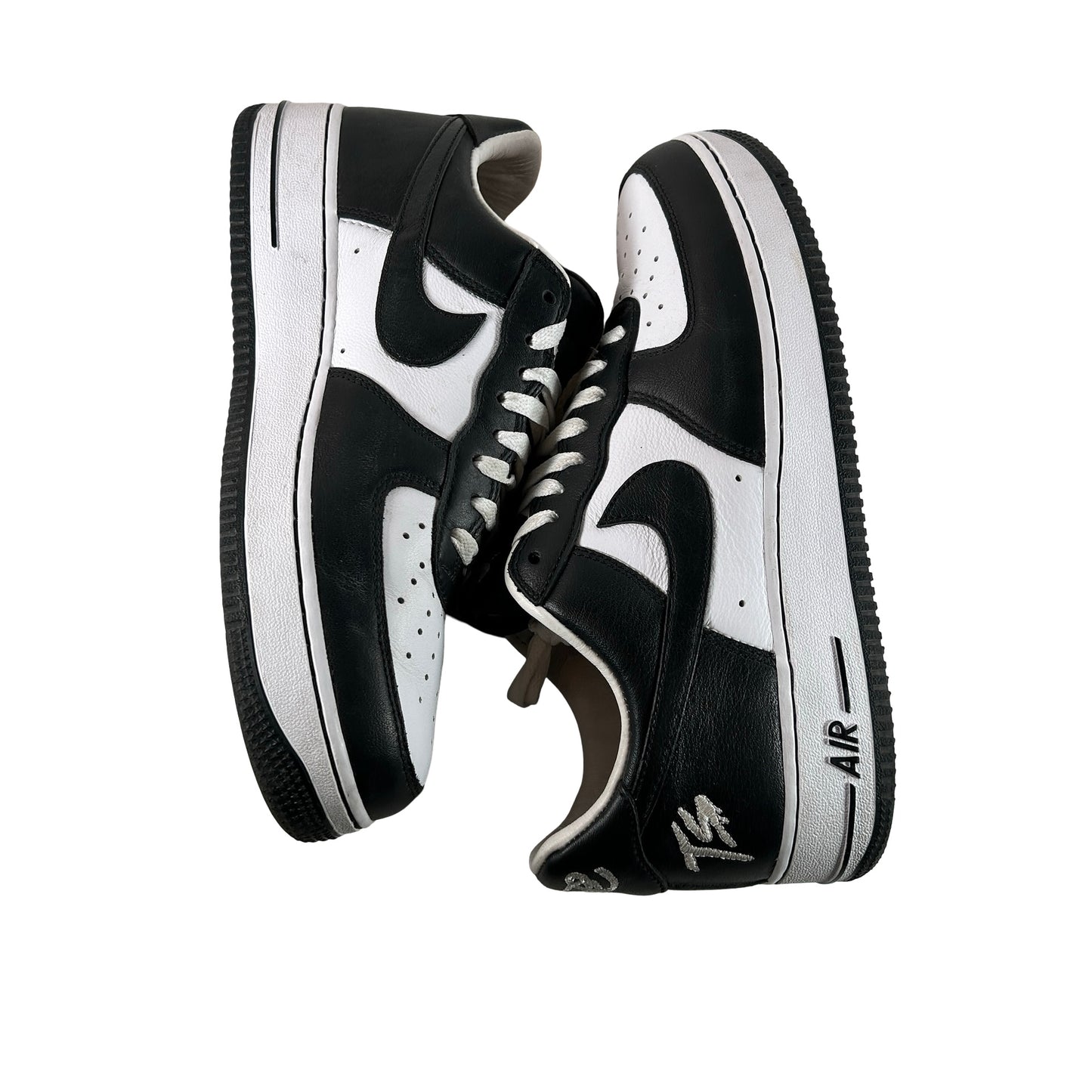 FJ5756 100 Nike Air Force 1 Low QS Terror Squad Blackout [USED] - 9.5 M (Used2)