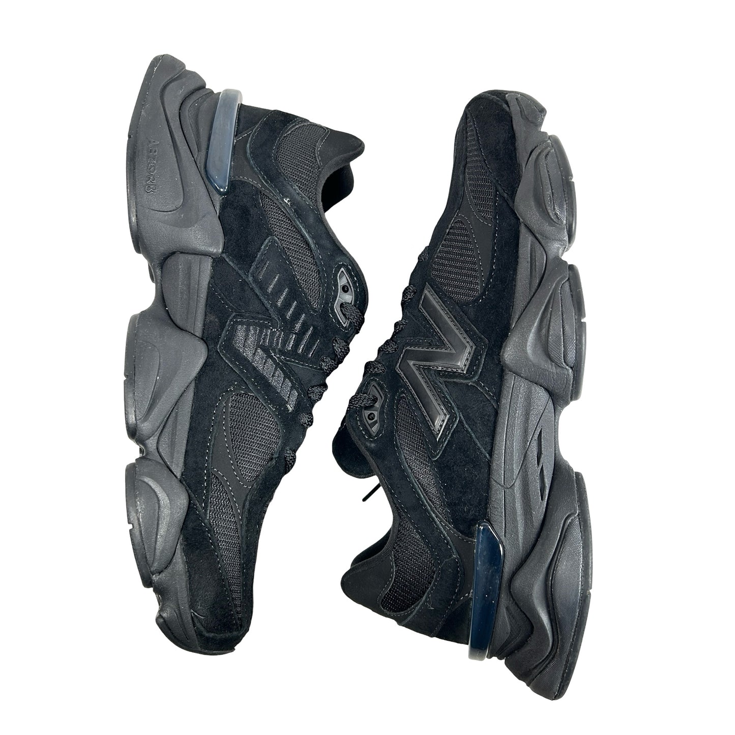 U9060BPM New Balance 9060 Triple Black [USED] - 10.5 M (Used)