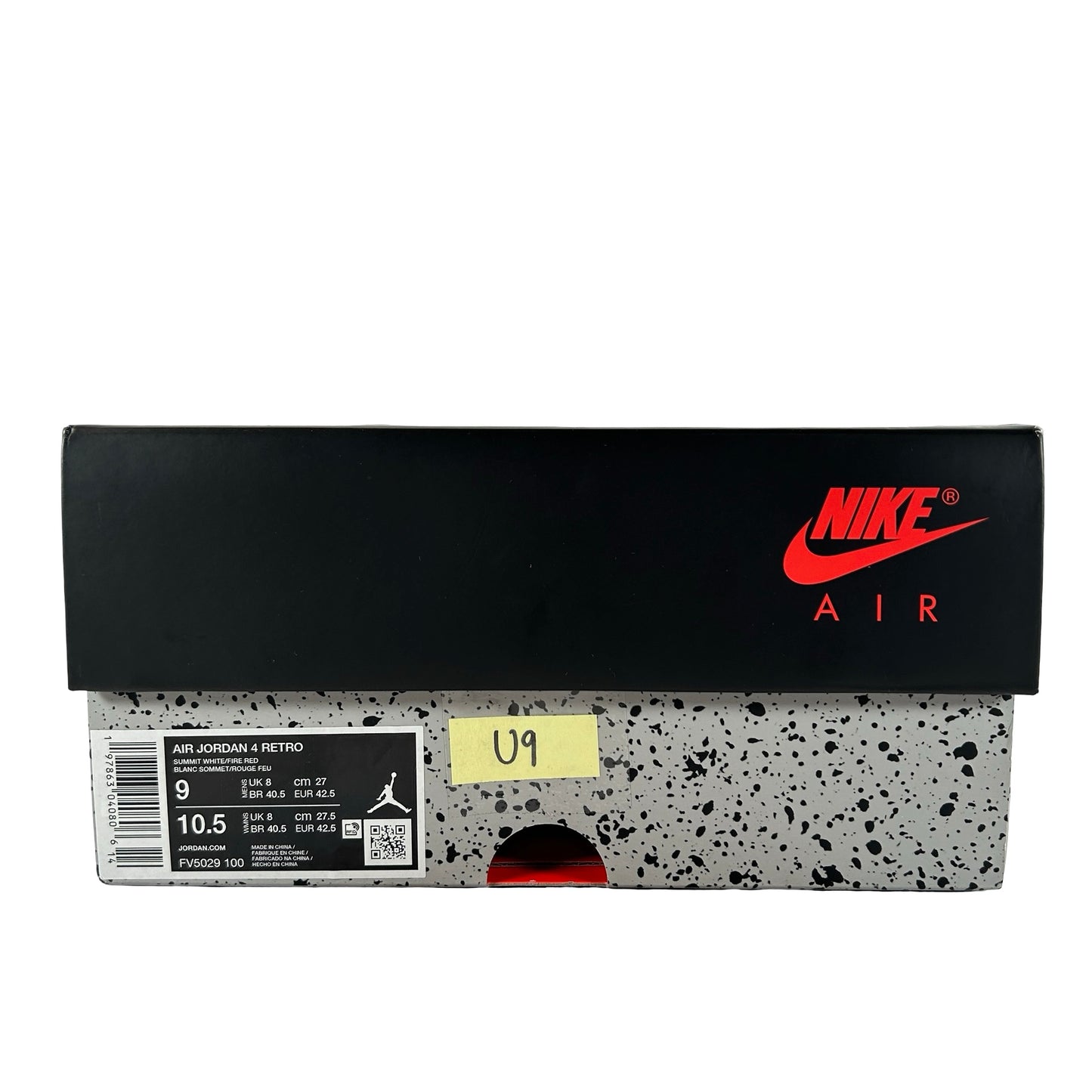 FV5029 100 Jordan 4 Retro White Cement (2025) [USED] - 9 M (Used9)