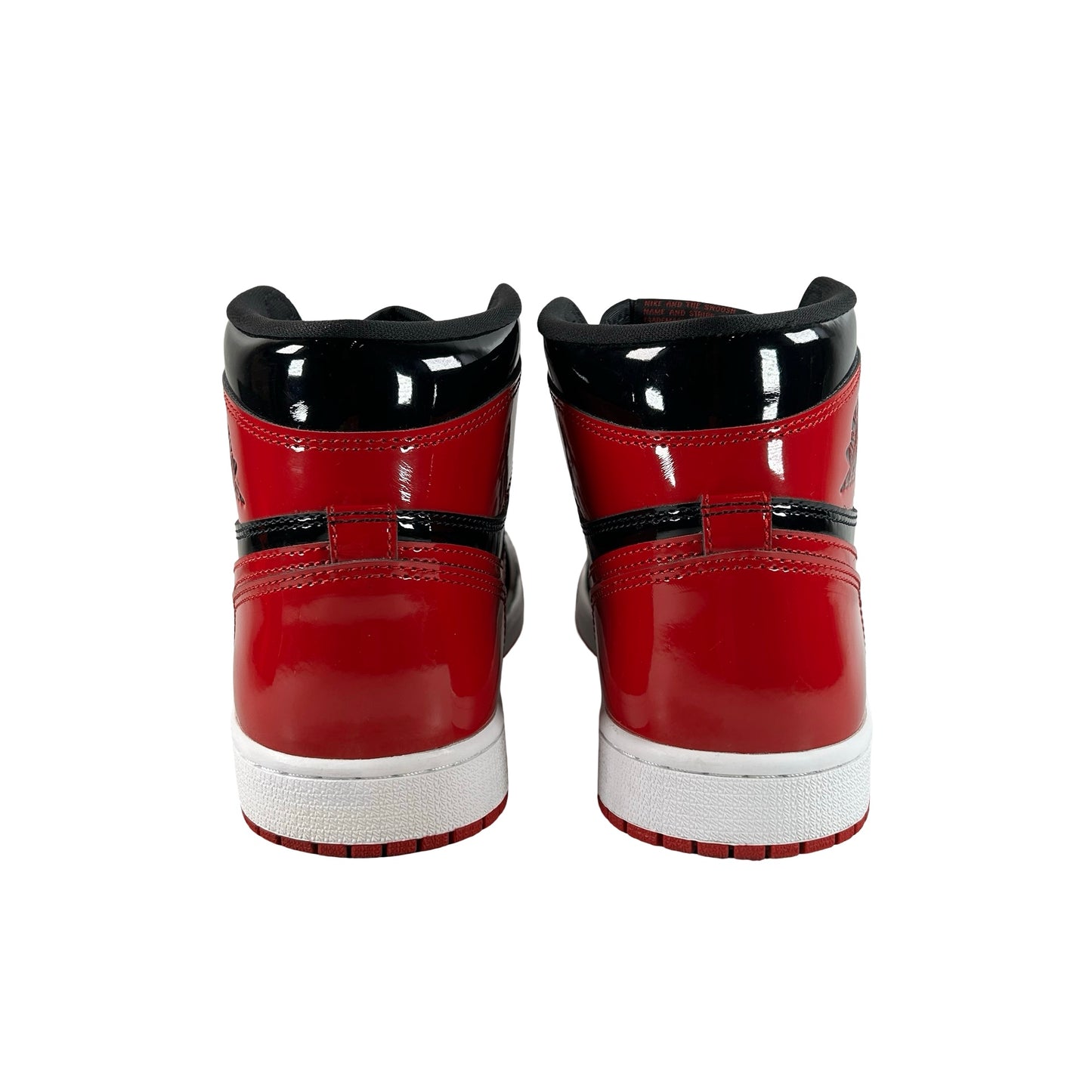 555088 063 Jordan 1 Retro High OG Patent Bred [USED] - 9 M (Used7)
