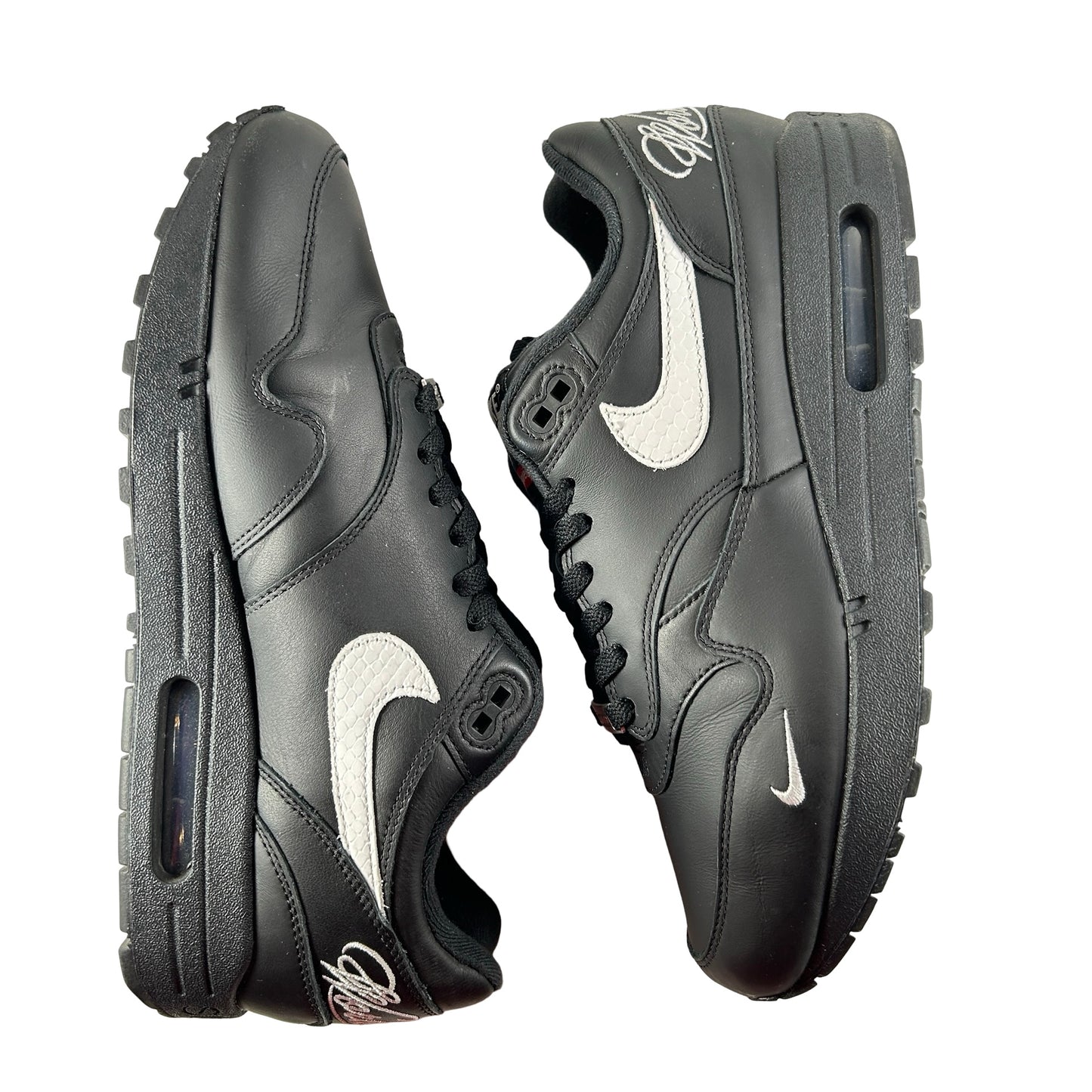 HF8813 001 Nike Air Max 1 '87 SP Supreme Black White [USED] - 9.5 M (Used)