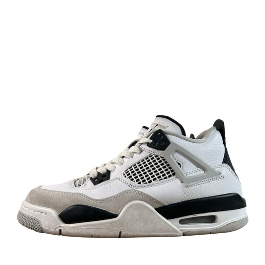 408452 111 Jordan 4 Retro Military Black (GS) [USED] - 7 Y (Used)