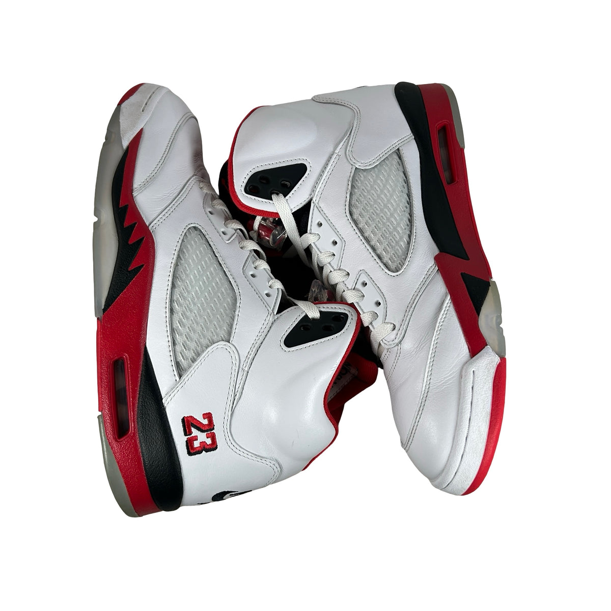 HQ7978 101 Jordan 5 Retro Fire Red Black Tongue (2025) [USED] - 12 M (Used10)