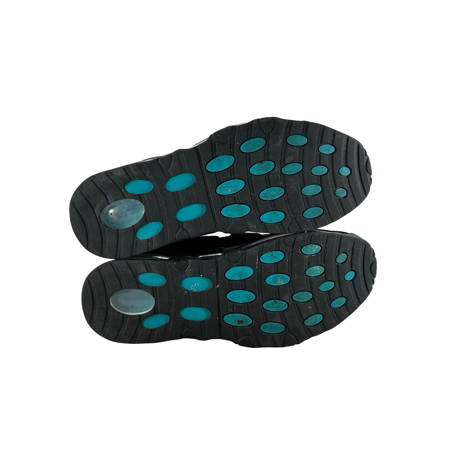 311090 100 Nike Air Max Uptempo 95 White Black Teal [USED] - 9.5 M (Used2)
