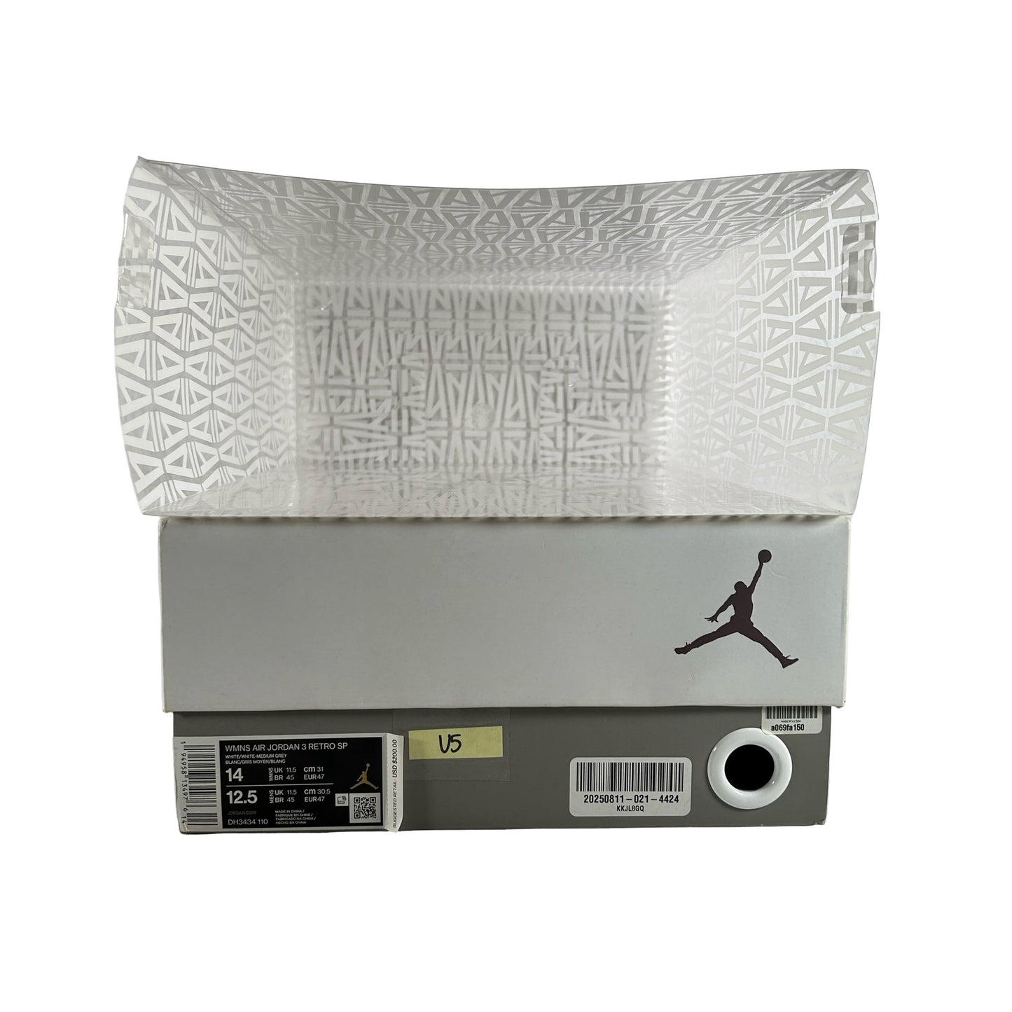 DH3434 110 Jordan 3 Retro SP A Ma Maniére (Women's) [USED] - 14 W (Used5)