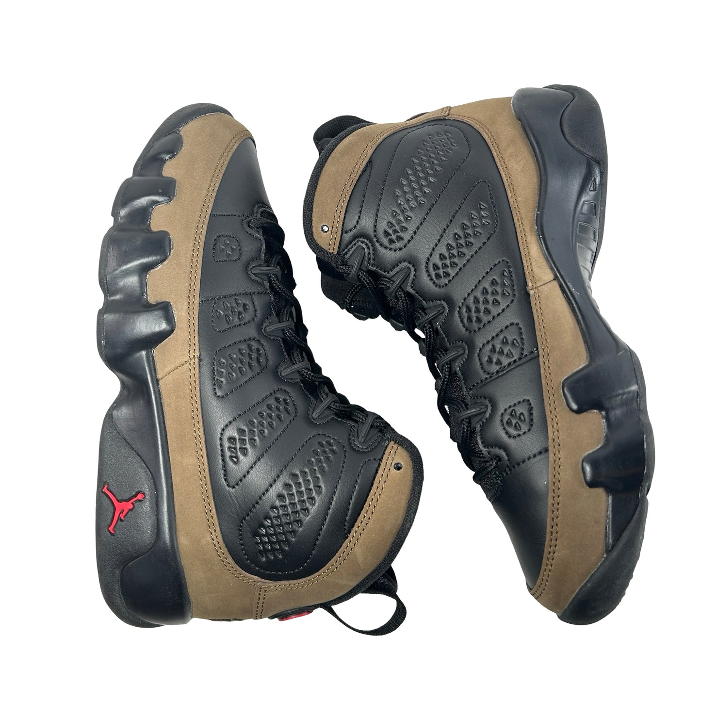 HV4574 030 Jordan 9 Retro Olive (2024) (GS) [USED] - 4.5 Y (Used) (No Box)