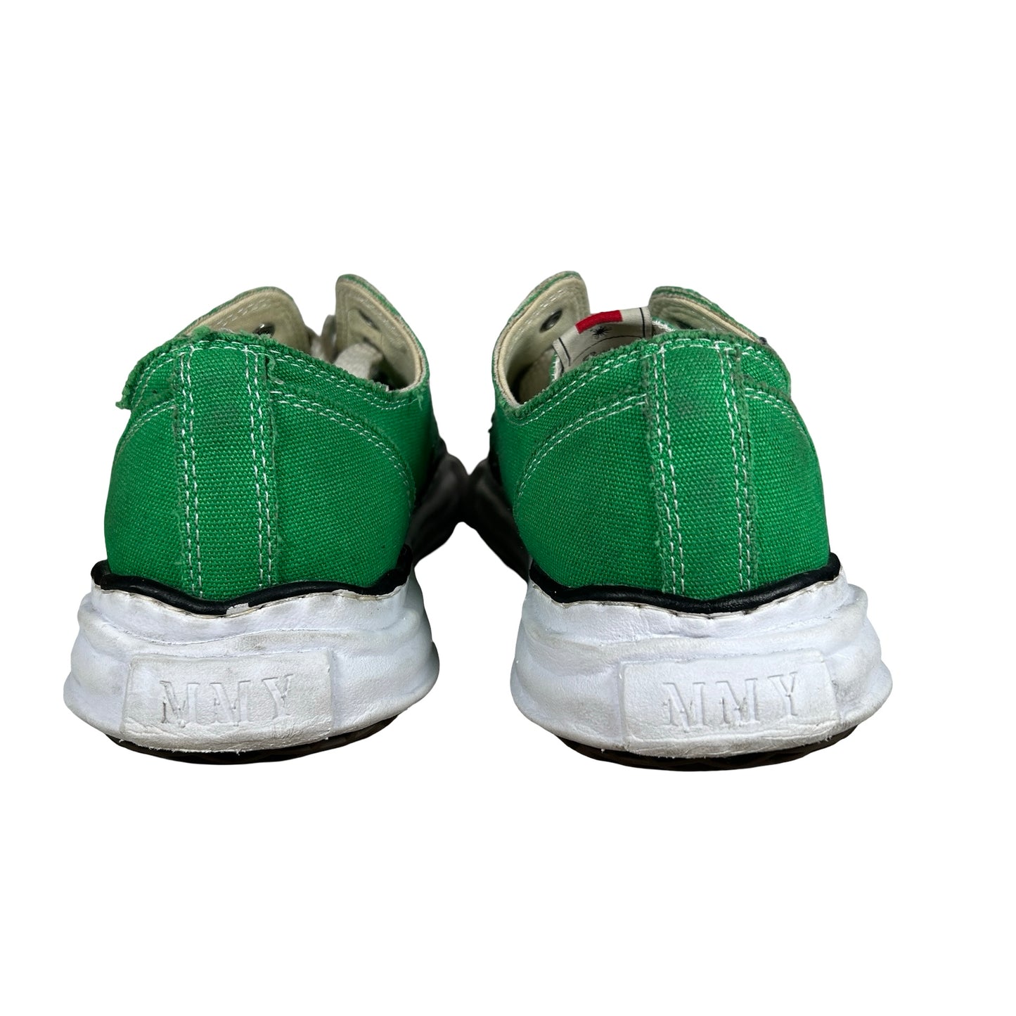 A01FW702 Maison Mihara Yasuhiro Peterson OG Sole Canvas Low Green [USED] - 45 EU (Used)