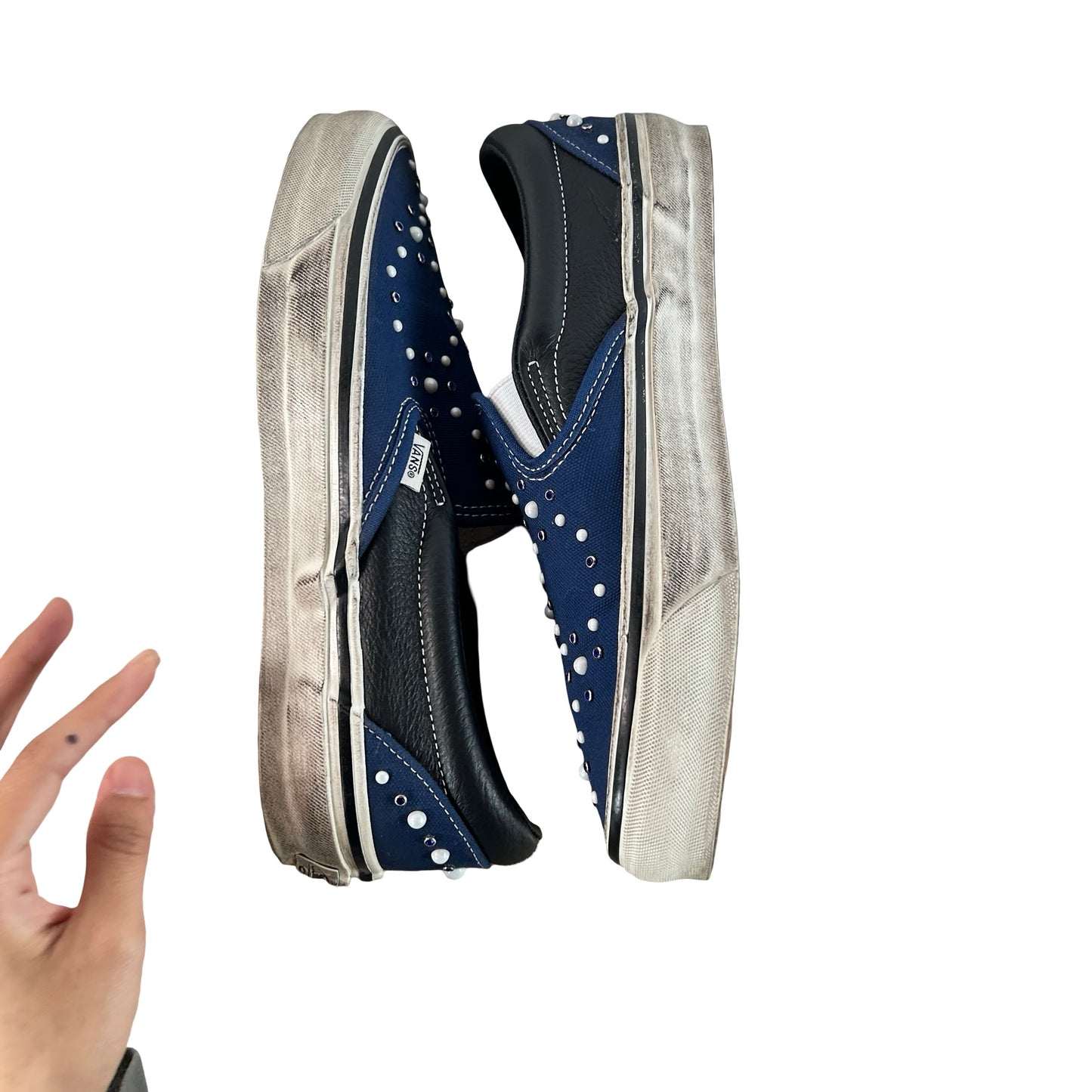 VN000D9PIND Vans LX Classic Slip-On 98 Pearlized Pack Indigo [USED] - 9 M (Used)
