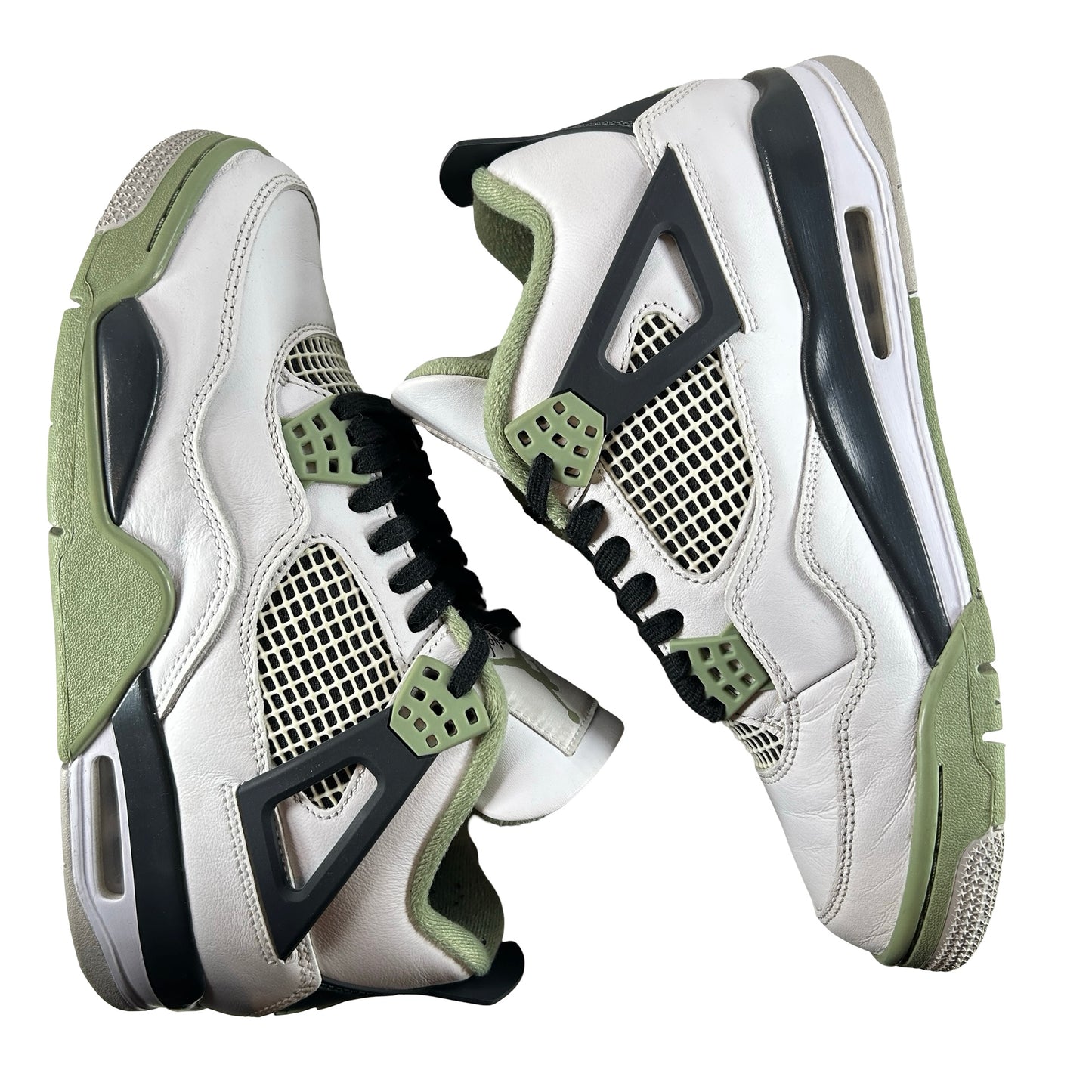 AQ9129 103 Jordan 4 Retro Seafoam (W) [USED] - 10 W (Used)