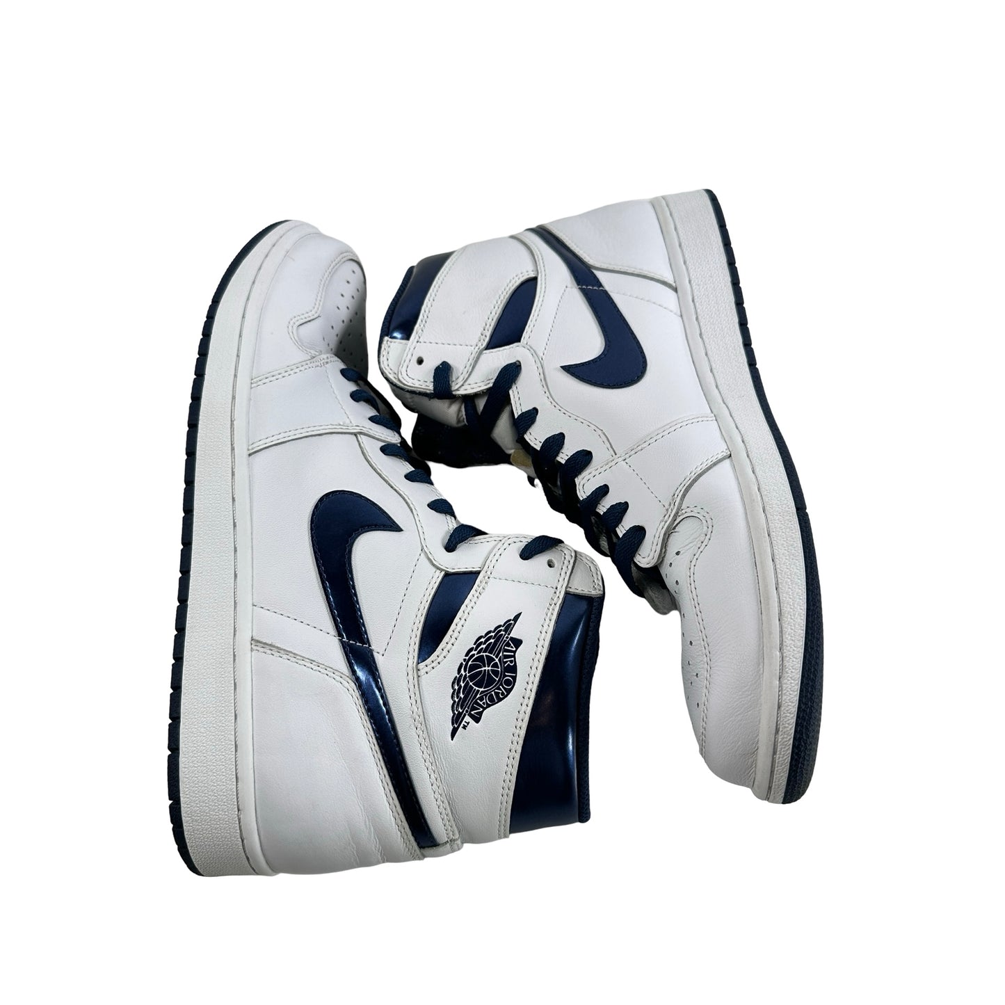 555088 106 Air Jordan 1 Retro High OG Metallic Navy 2016 [USED] - 12 (Used) (No Box)