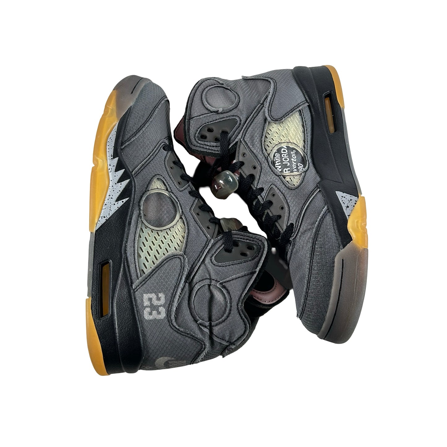 CT8480 001 Jordan 5 Off-White Black [USED] - 9 M (VNDS)