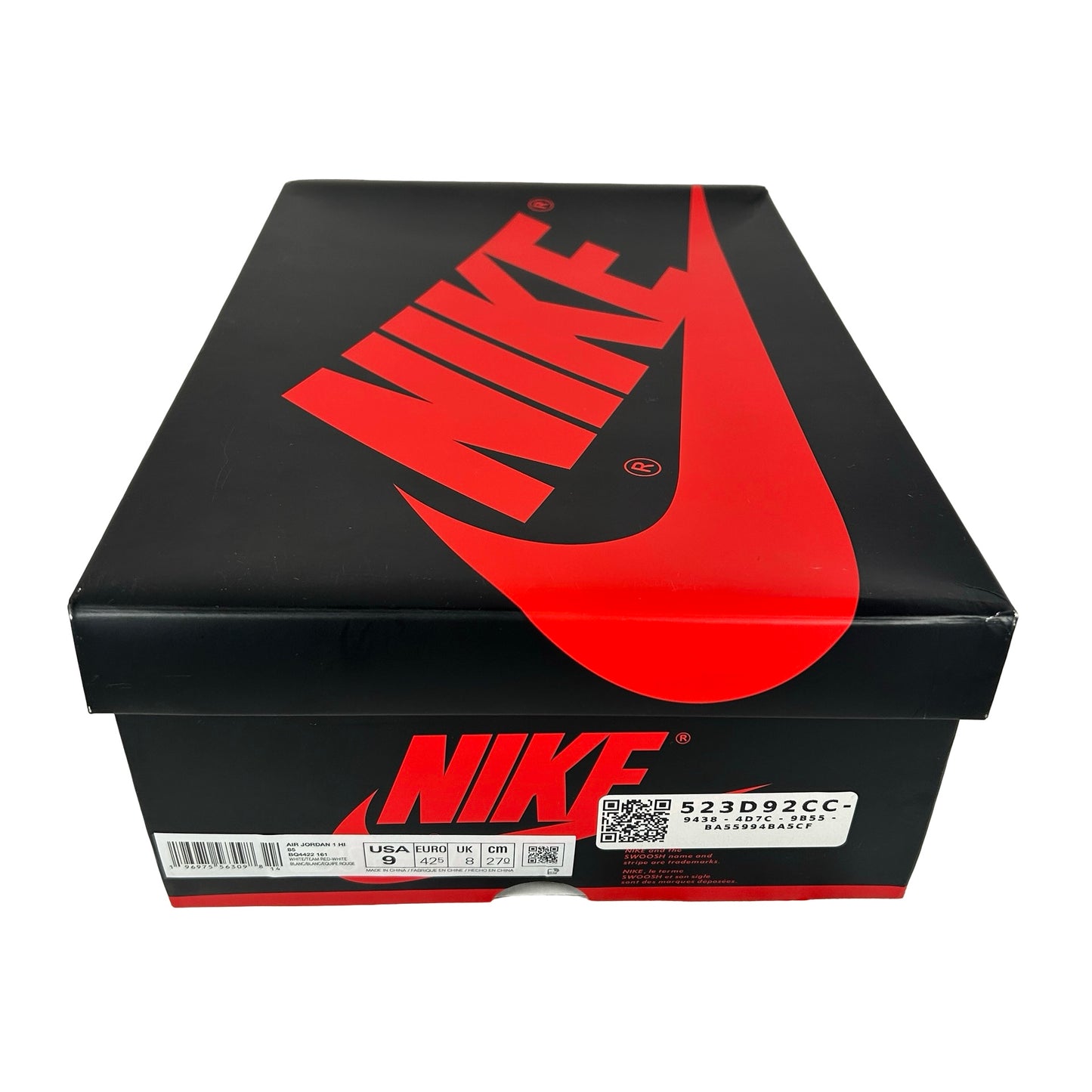 BQ4422 161 Jordan 1 Retro High 85 OG Metallic Burgundy [USED] - 9 M (Used)