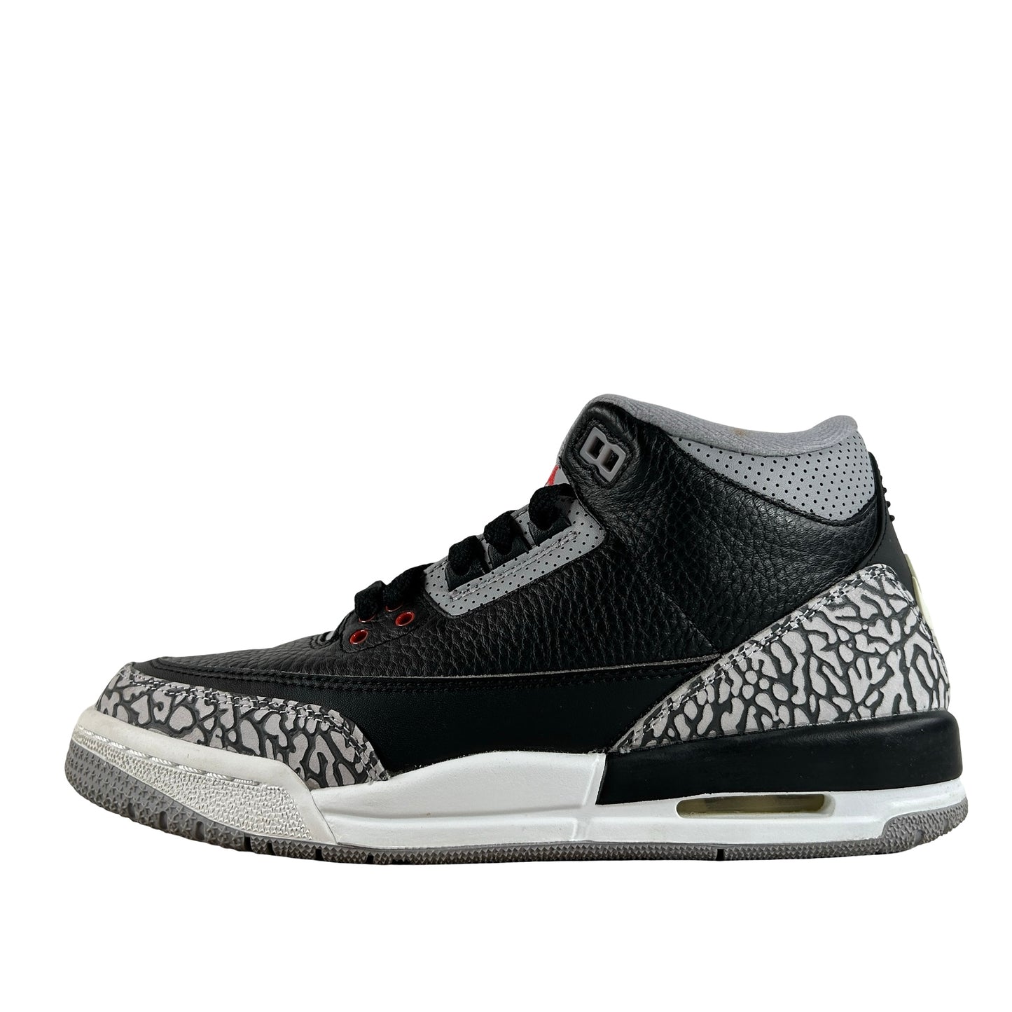 854261 001 Jordan 3 Black Cement GS [USED] - 6.5 Y (Used) (Replace Box)