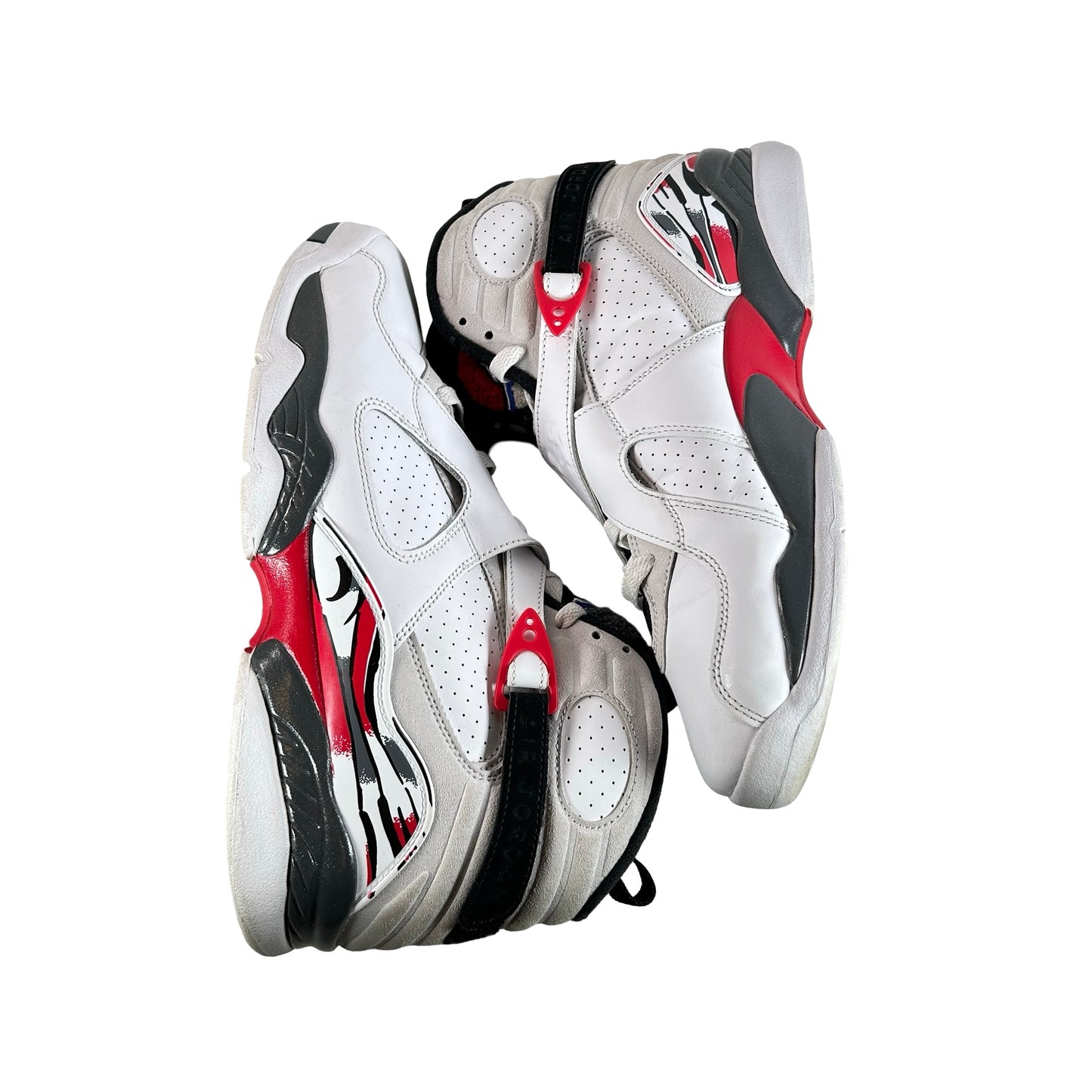 305381 100 Jordan 8 Retro White True Red (2025) [USED] - 10 M (Used6)