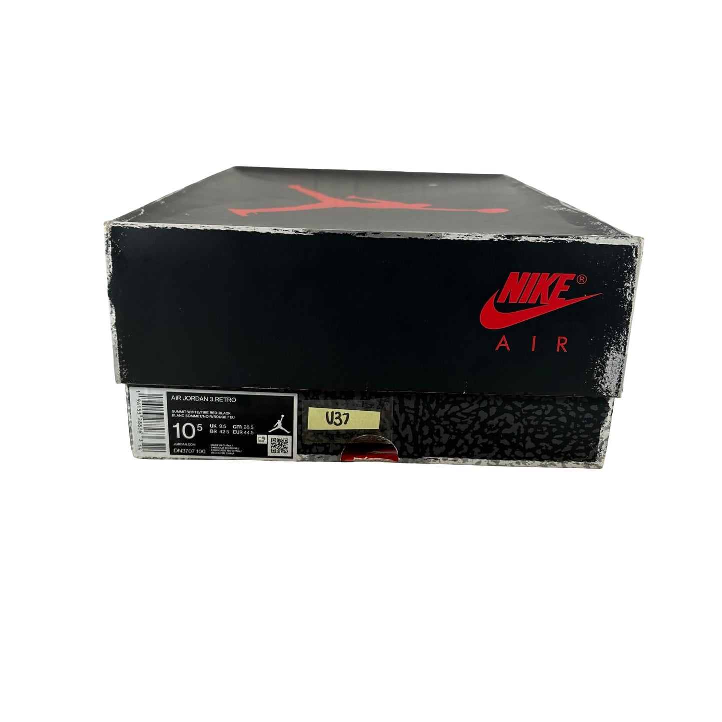 DN3707 100 Jordan 3 Retro White Cement Reimagined [USED] - 10.5 M (Used37)