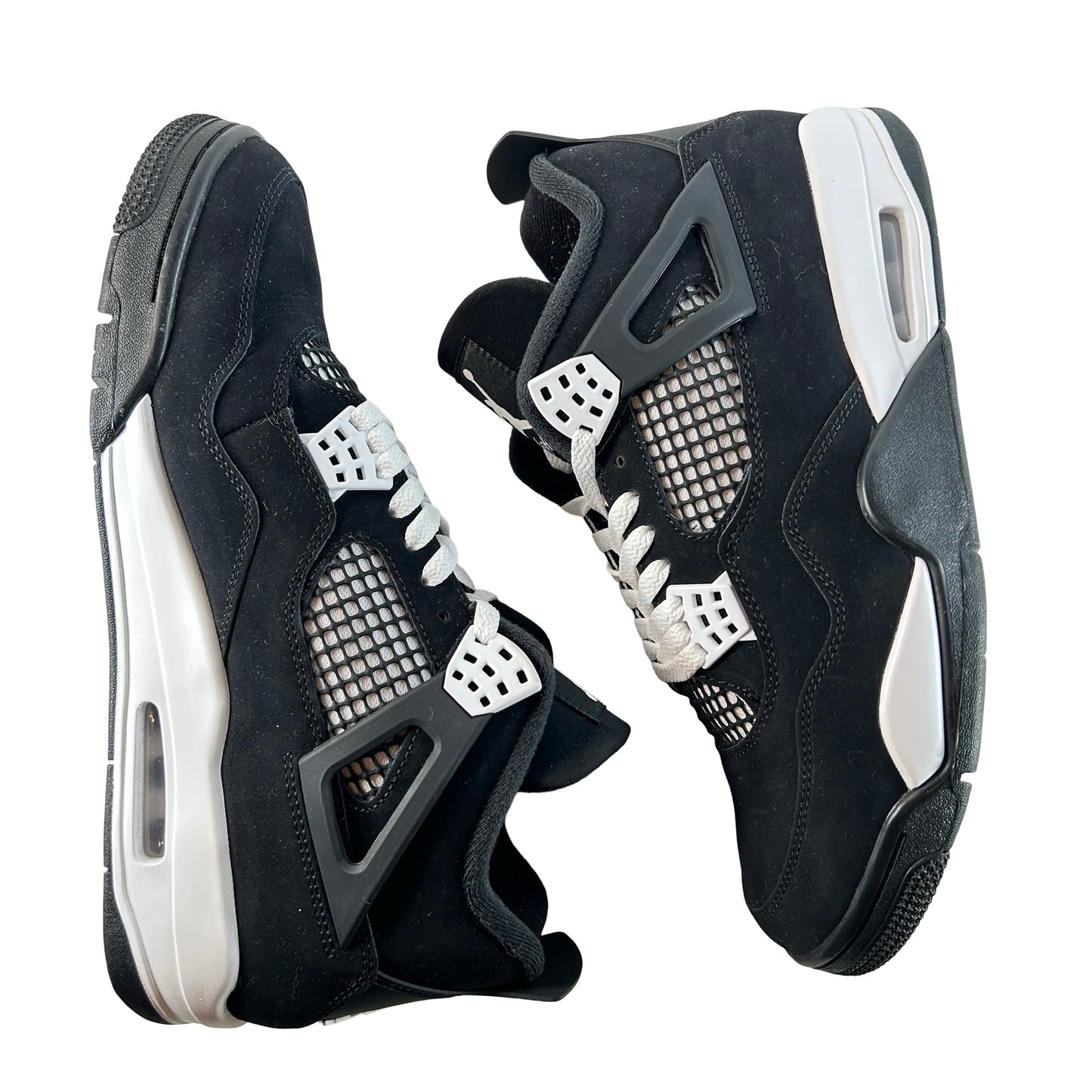 FQ8138 001 Jordan 4 Retro White Thunder [USED] - 11 M (Used4)