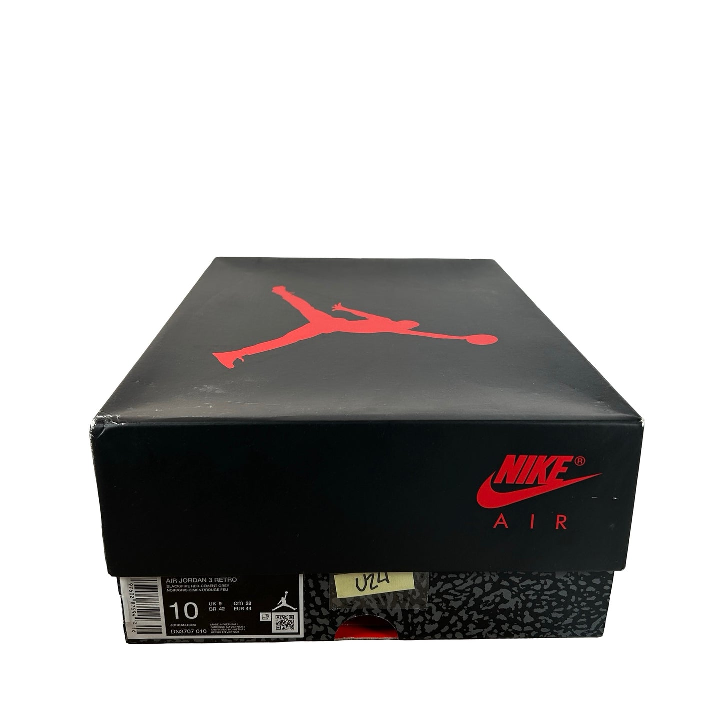 DN3707 010 Jordan 3 Retro Black Cement Reimagined (2024) [USED] - 10 M (Used24)