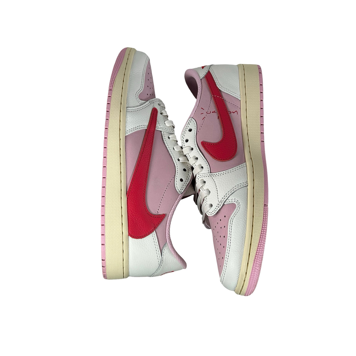 IQ7604 101 Jordan 1 Retro Low OG SP Travis Scott Sail Tropical Pink [USED] - 9.5 M (Used6)