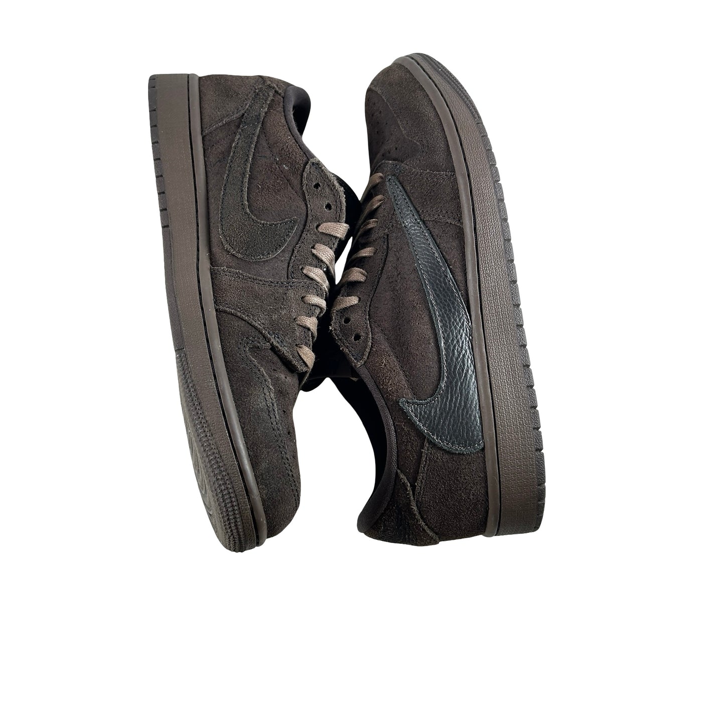 DM7866 202 Jordan 1 Retro Low OG SP Travis Scott Velvet Brown [USED] - 9 M (Used5)