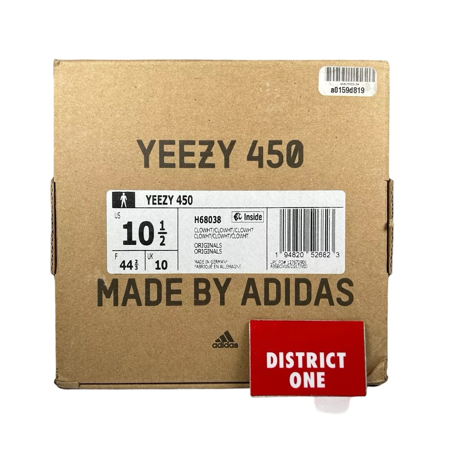 H68038 adidas Yeezy 450 Cloud White [USED] - 10.5 M (Used)