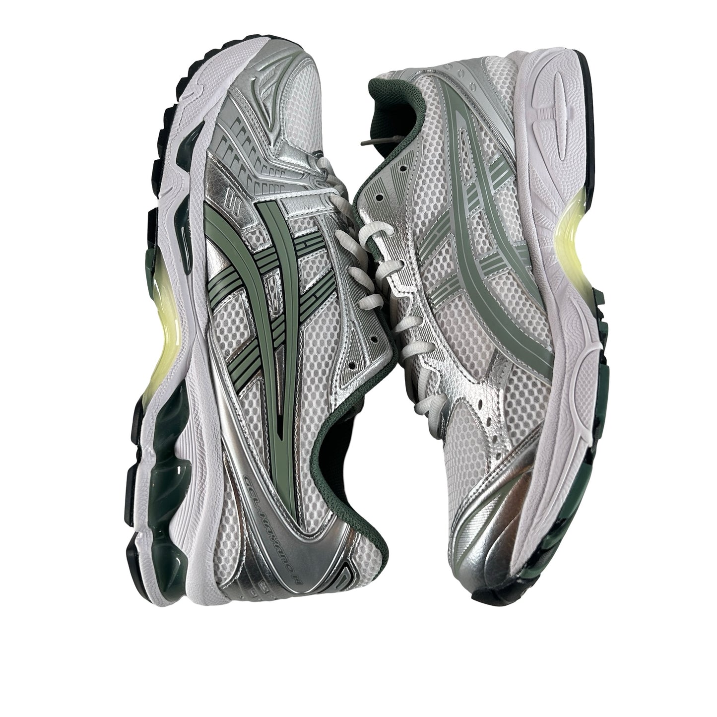 1201A019 107 ASICS Gel-Kayano 14 White Pure Silver Slate Grey Sage [USED] - 11 M (VNDS)
