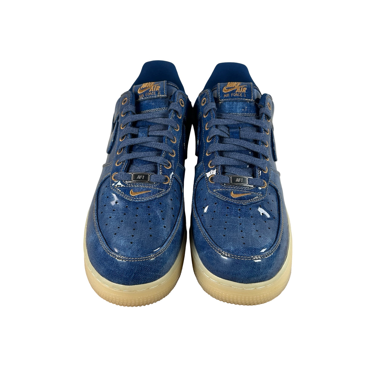 IM5757 400 Nike Air Force 1 Low Patent Denim [USED] - 11.5 M (Used)