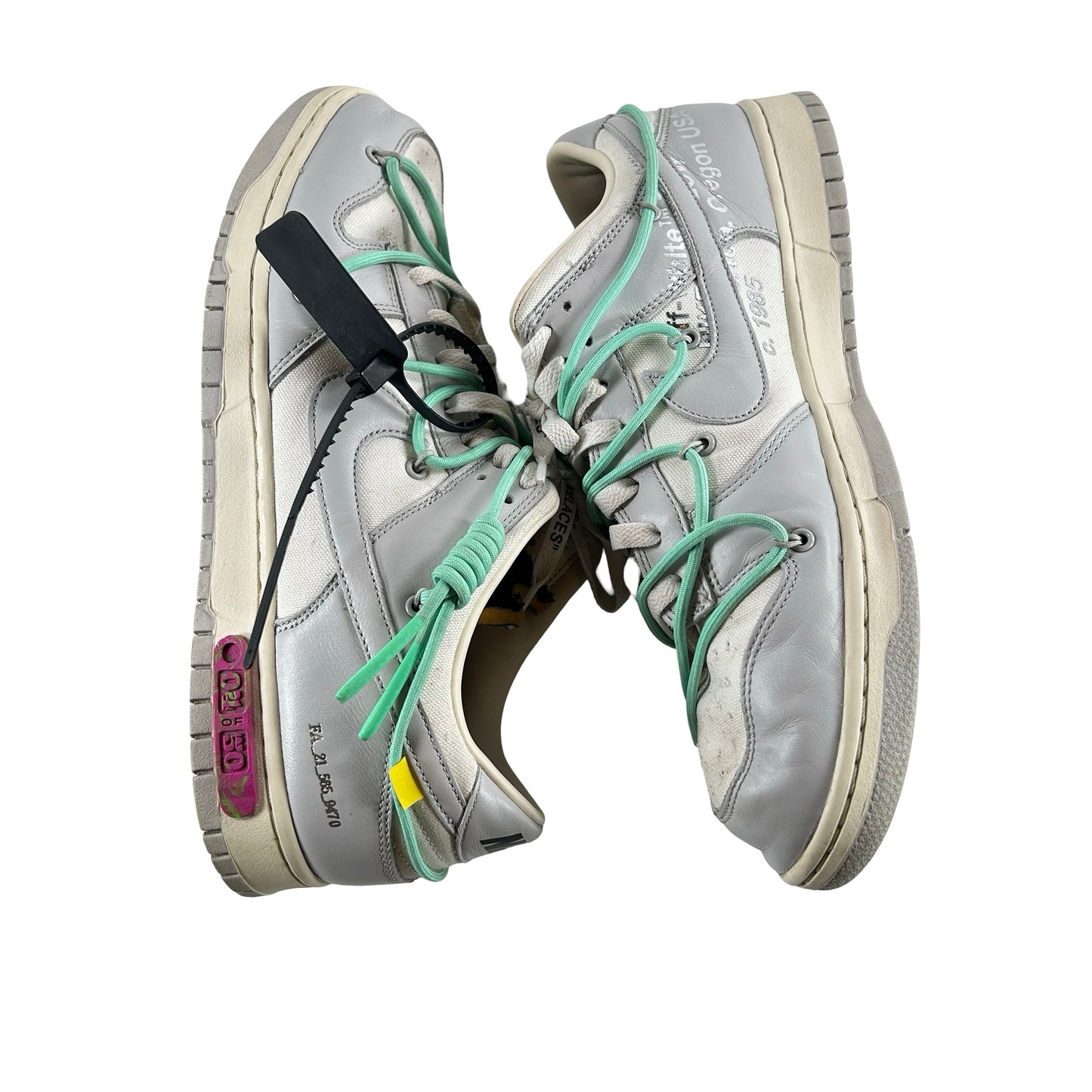 DM1602 114 Nike Dunk Low Off-White Lot 4 [USED] - 13 M (Used)