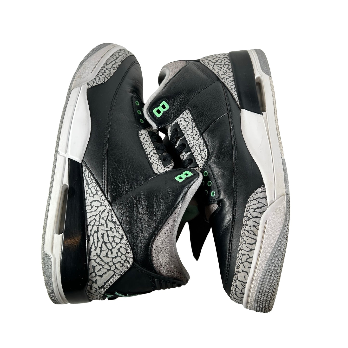 CT8532 031 Jordan 3 Retro Green Glow [USED] - 14 M (Used)
