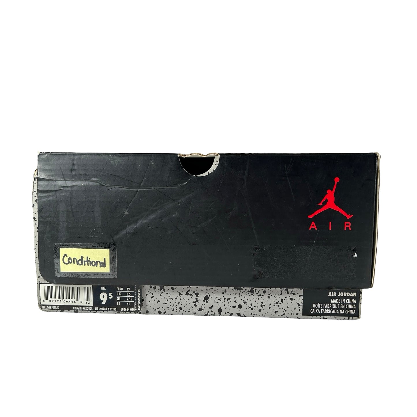 384664 060 Jordan 6 Infrared [CONDITIONAL] - 9.5 M (Yellowing)