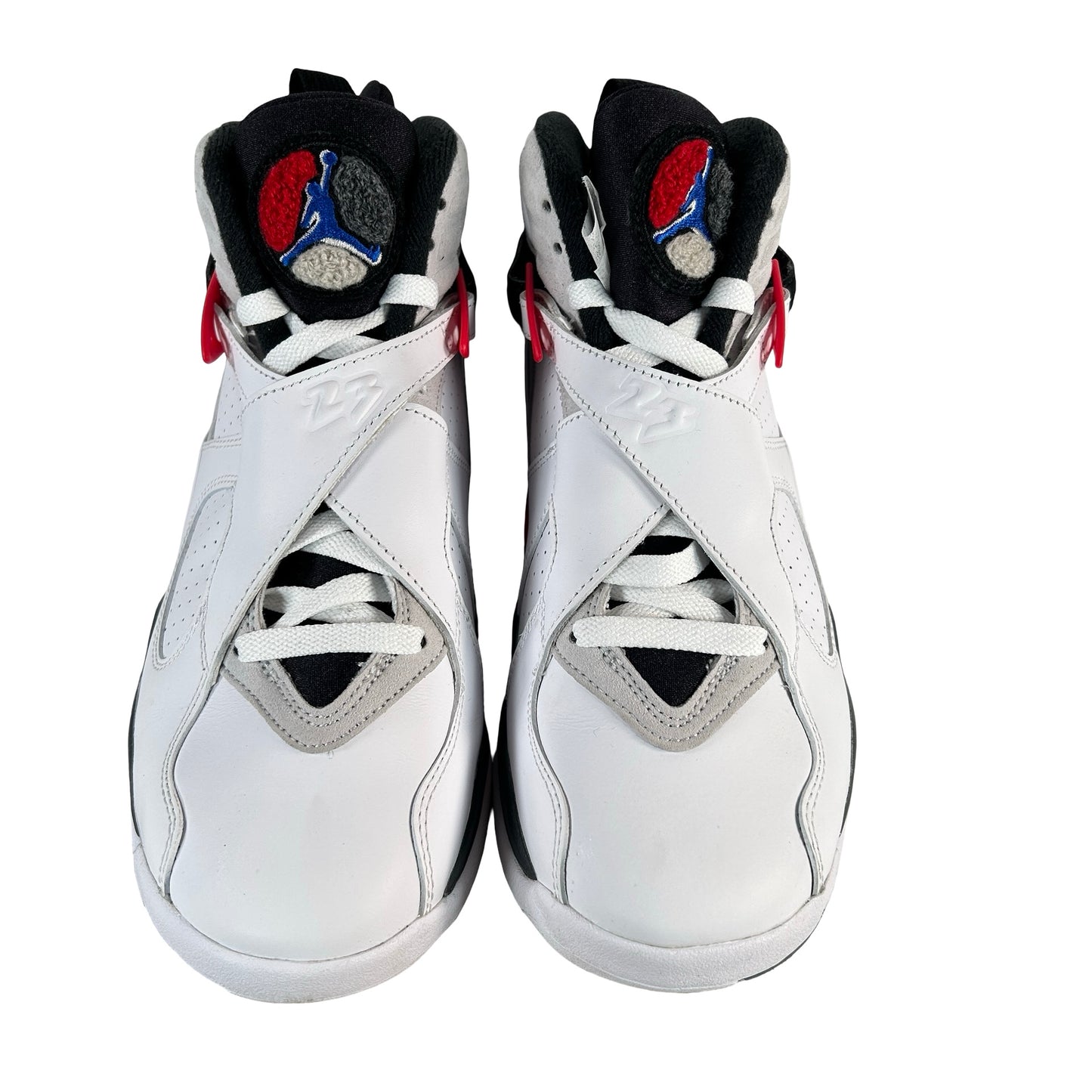 305368 100 Jordan 8 Retro White True Red (2025) (GS) [USED] - 7 Y (Used) (No Box)