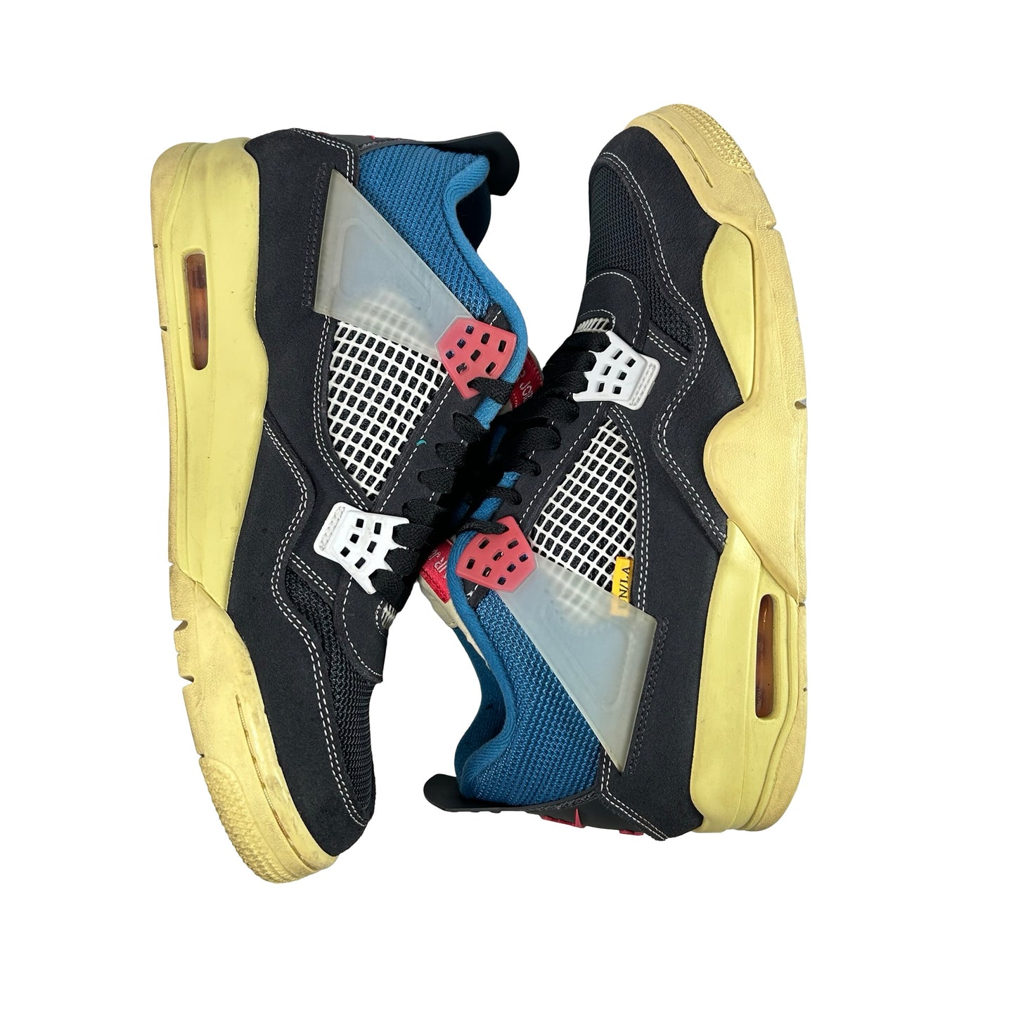 DC9533 001 Jordan 4 Retro Union Off Noir [USED] - 9 M (Used11)