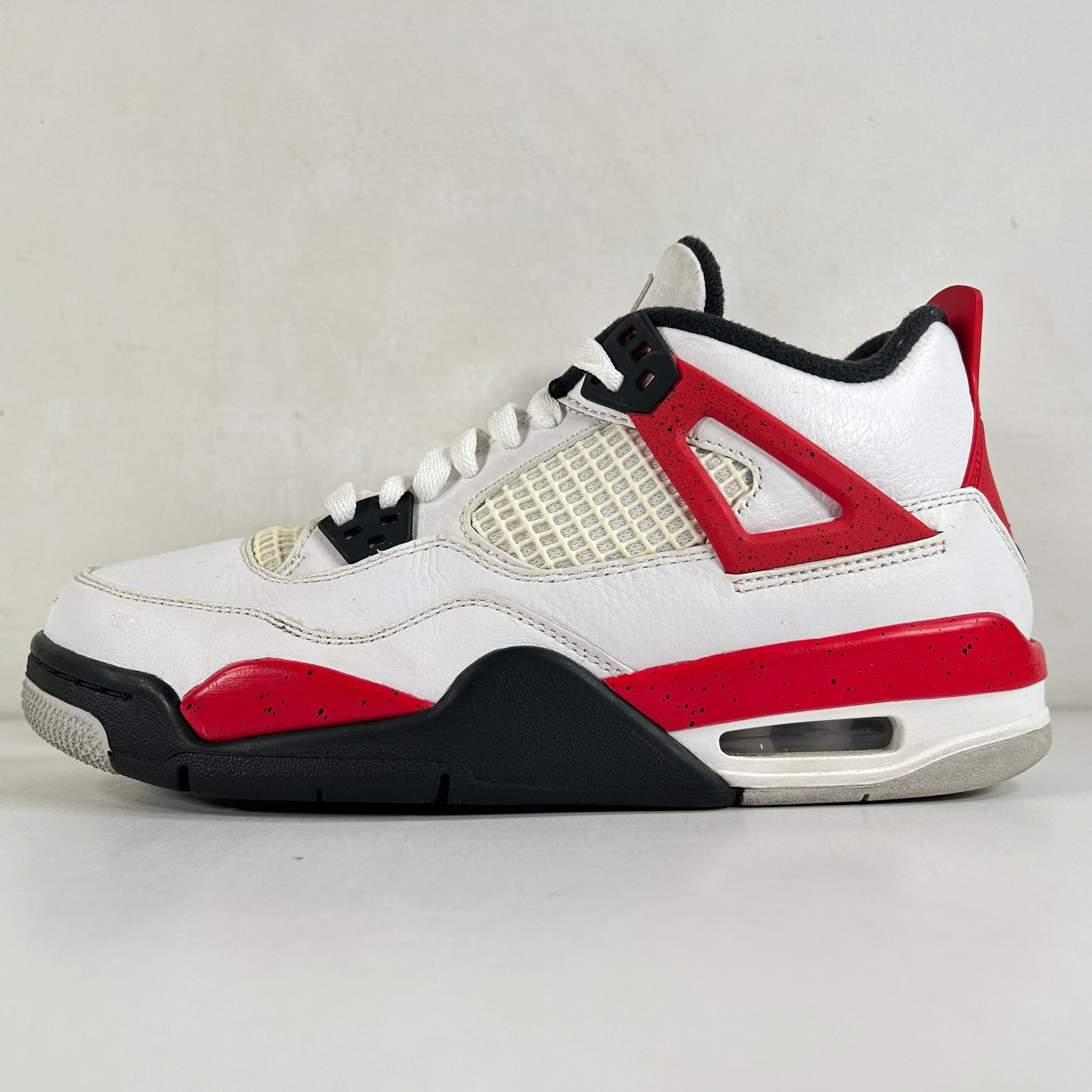 408452 161 Jordan 4 Retro Red Cement (GS) [USED] - 7 Y (Used) (No Box)