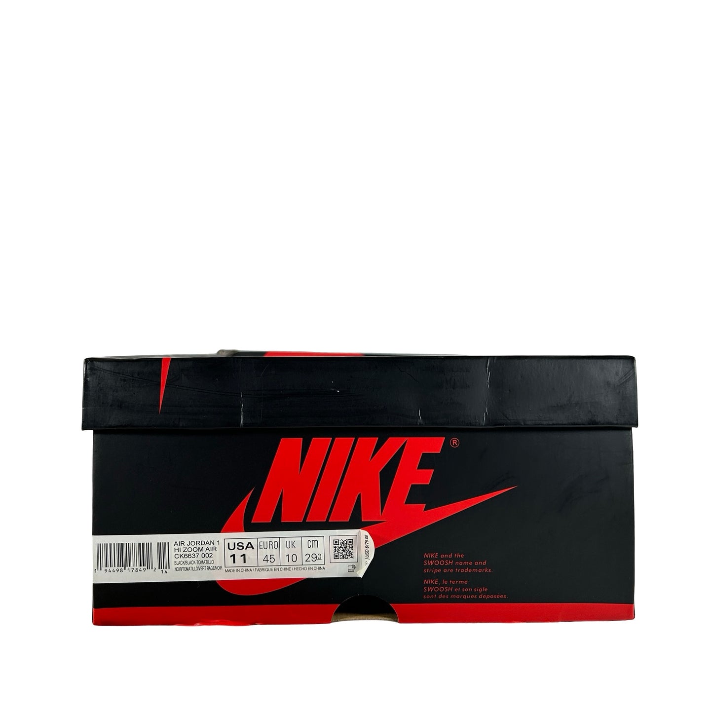 CK6637 002 Jordan 1 Retro High Zoom Zen Green [USED] - 11 M (Used)