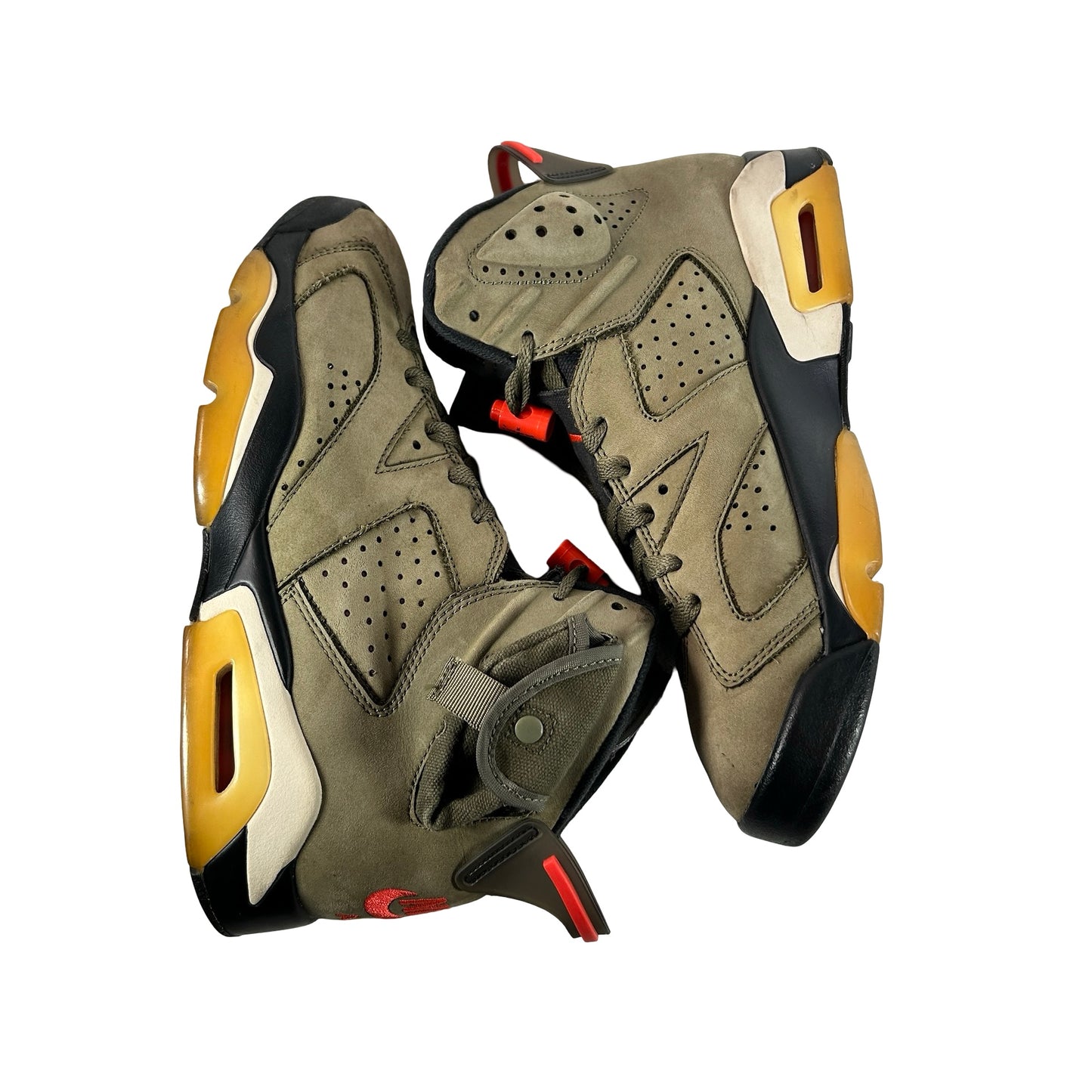 CN1084 200 Jordan 6 Retro Travis Scott [USED] - 8 M (Used)