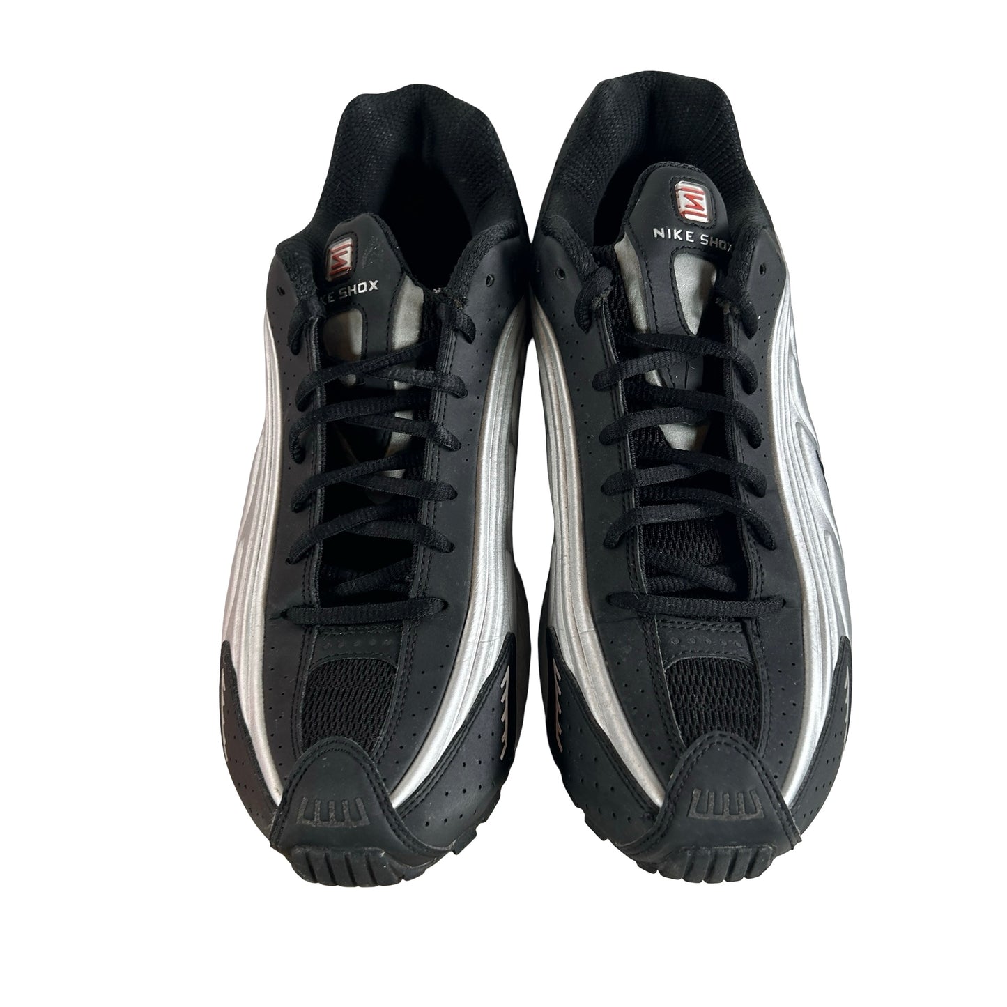 HQ1988 002 Nike Shox R4 Black Metallic Silver (2025) [USED] - 11 M (Used) (Replace Box)