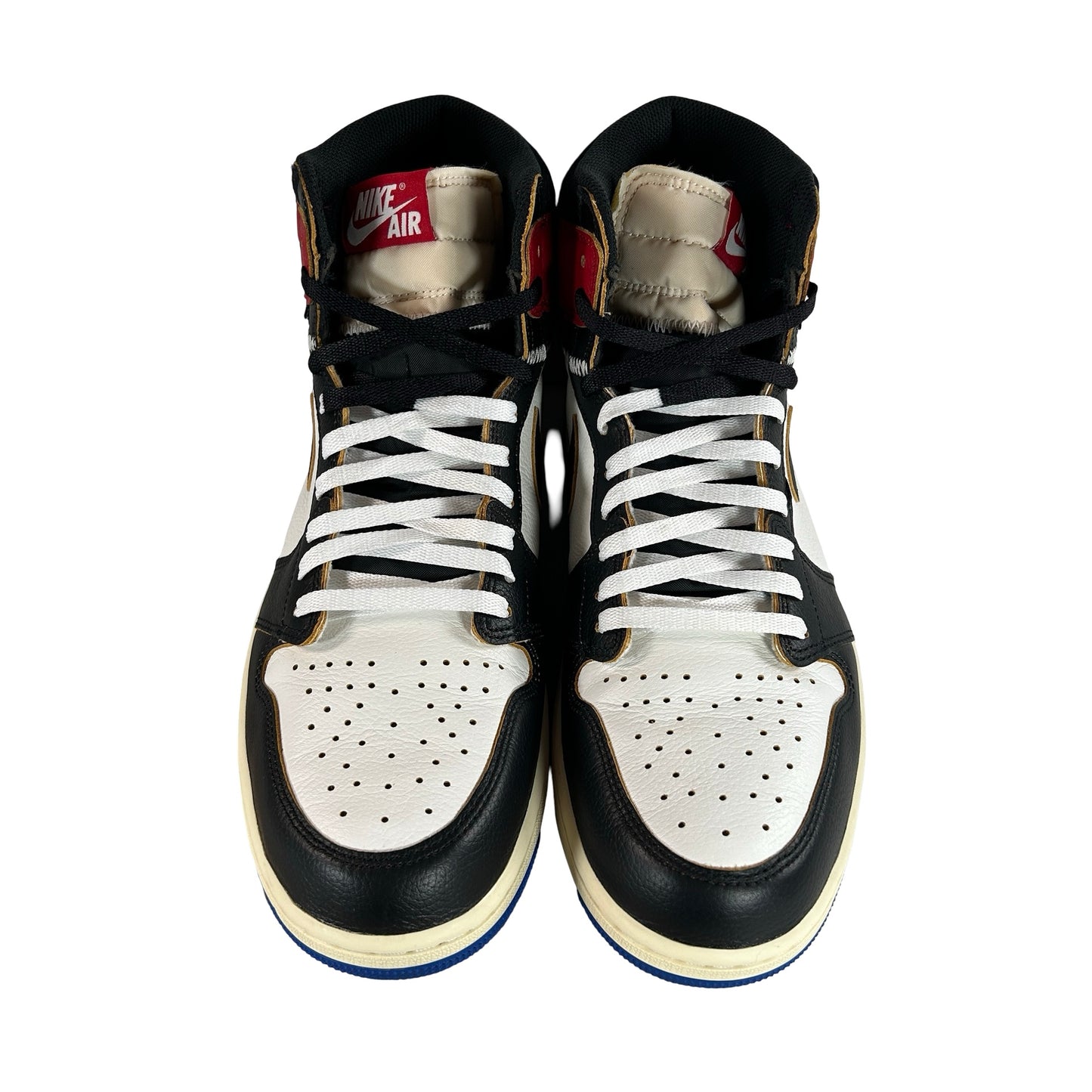 IO7847 002 Jordan 1 Retro High OG SP Fragment x Union LA Varsity Red Sport Royal [USED] - 13 M (Used)