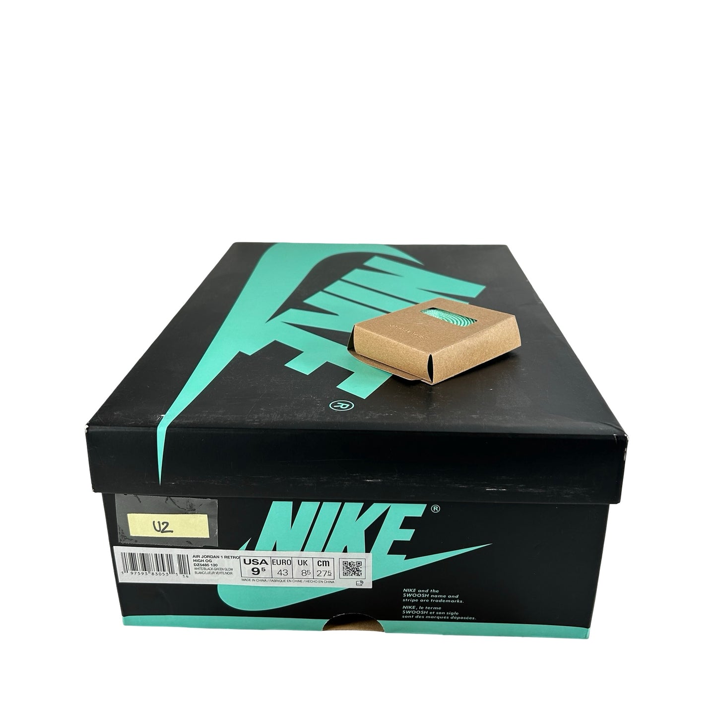 DZ5485 130 Jordan 1 Retro High OG Green Glow [USED] - 9.5 M (Used2)
