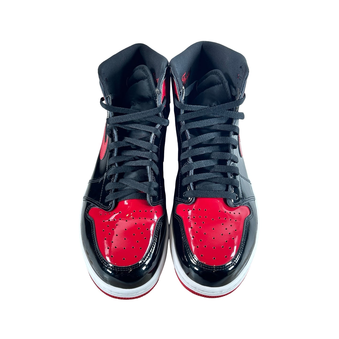 555088 063 Jordan 1 Retro High OG Patent Bred [USED] - 13 M (Used7)