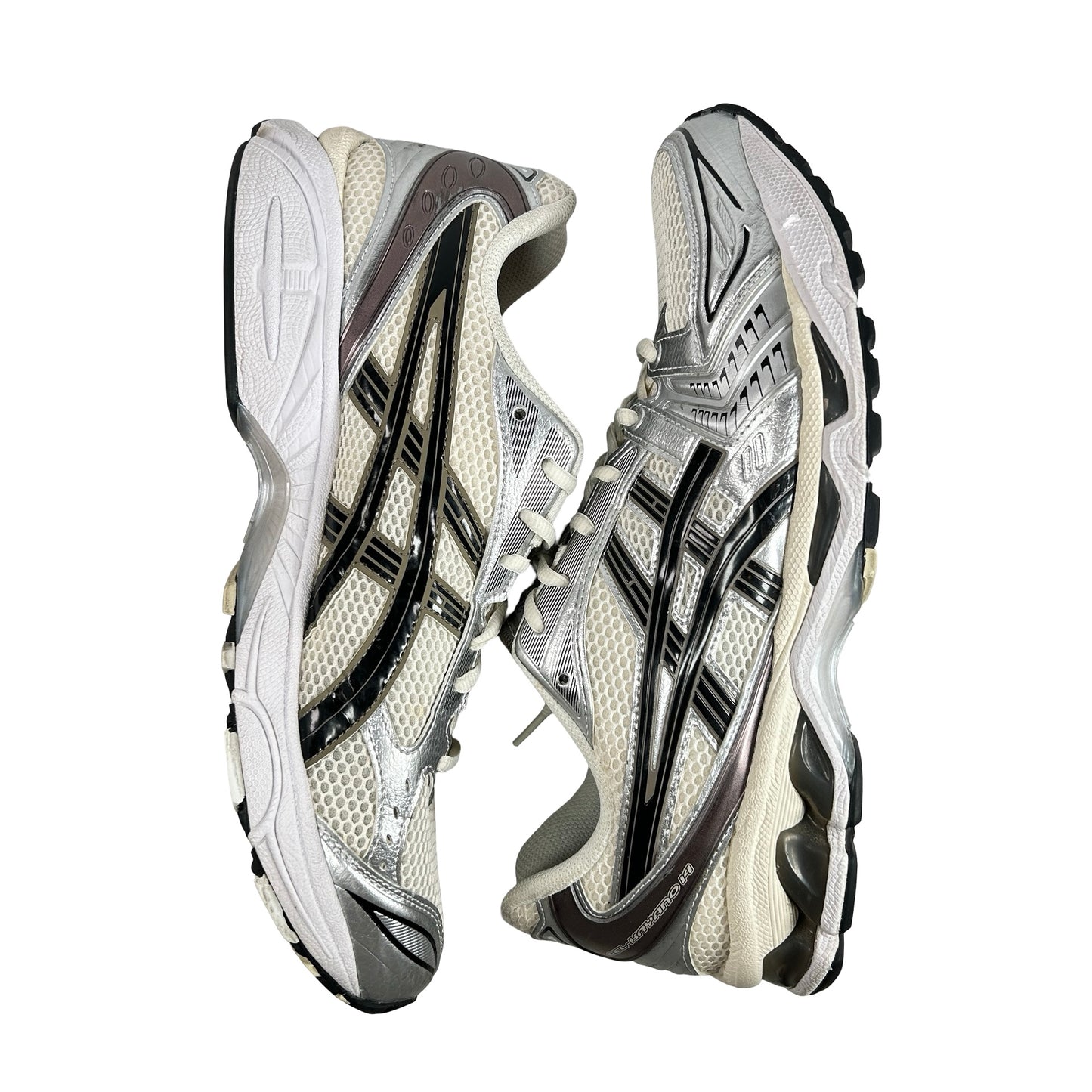 1201A019 108 ASICS Gel-Kayano 14 Cream Black Metallic Plum [USED] - 12 M (Used2) (No Box)