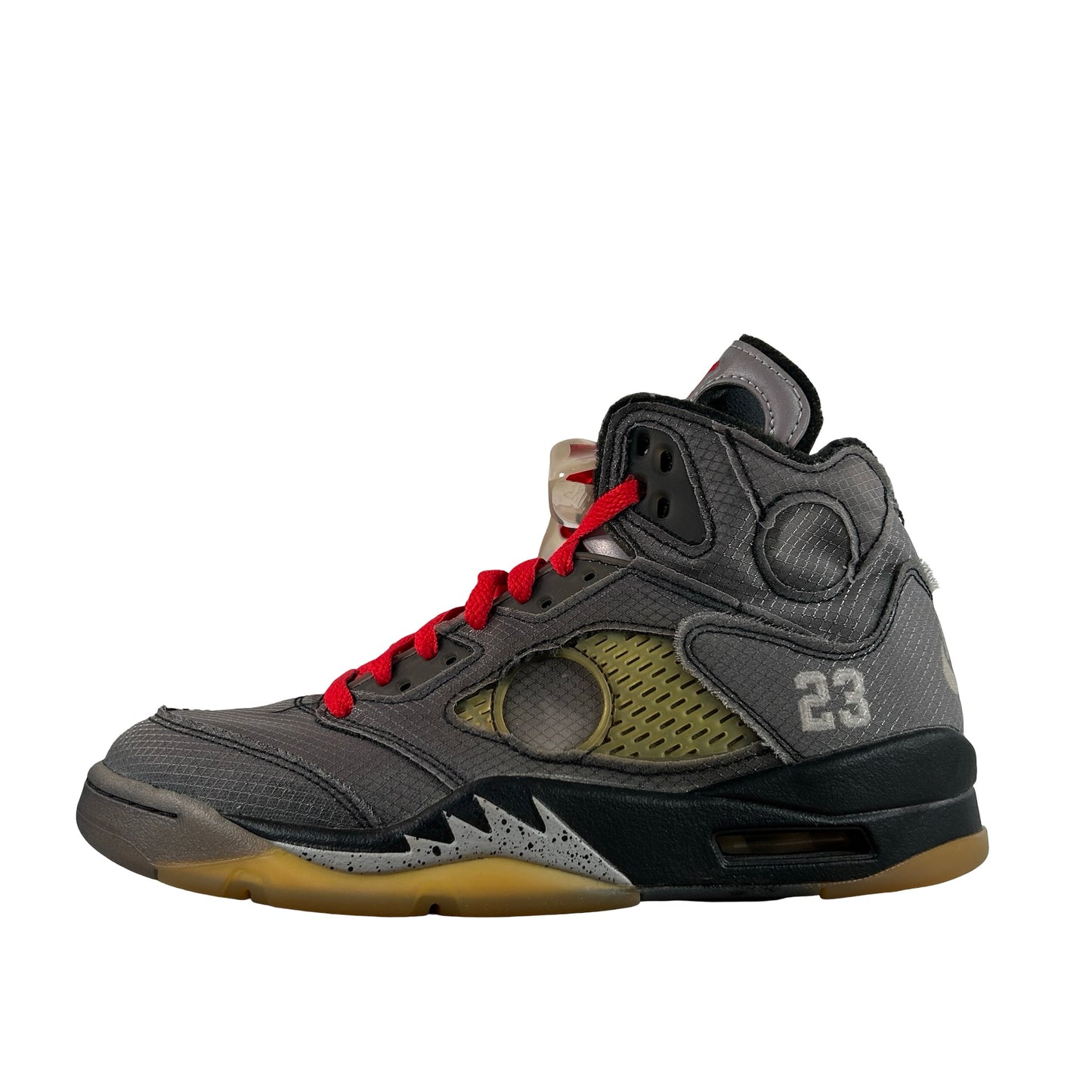 CT8480 001 Jordan 5 Off-White Black [USED] - 7.5 M (Used5)