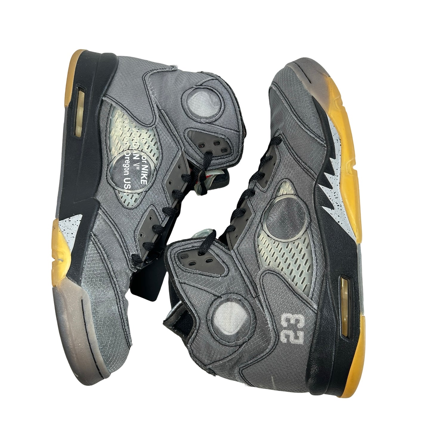 CT8480 001 Jordan 5 Off-White Black [USED] - 13 M (Used2)