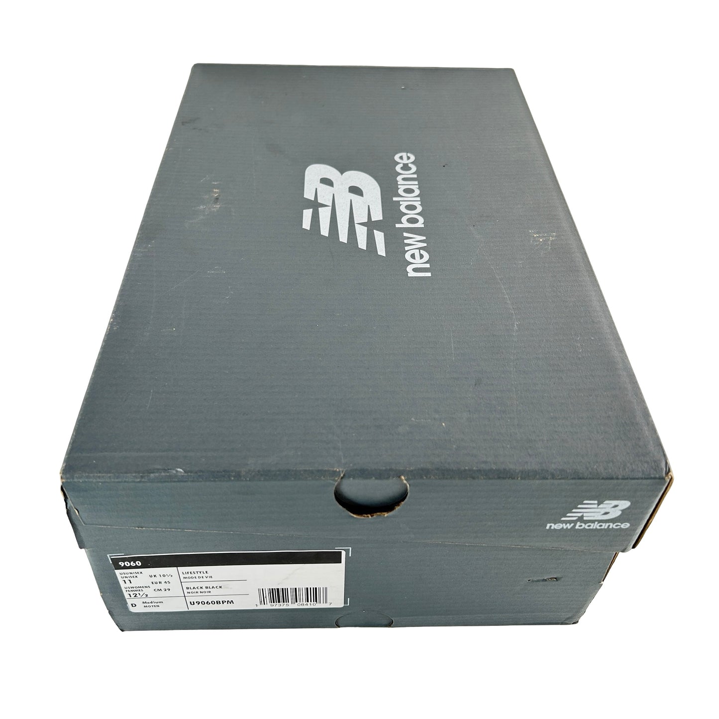 U9060BPM New Balance 9060 Triple Black [USED] - 11 M (Used)
