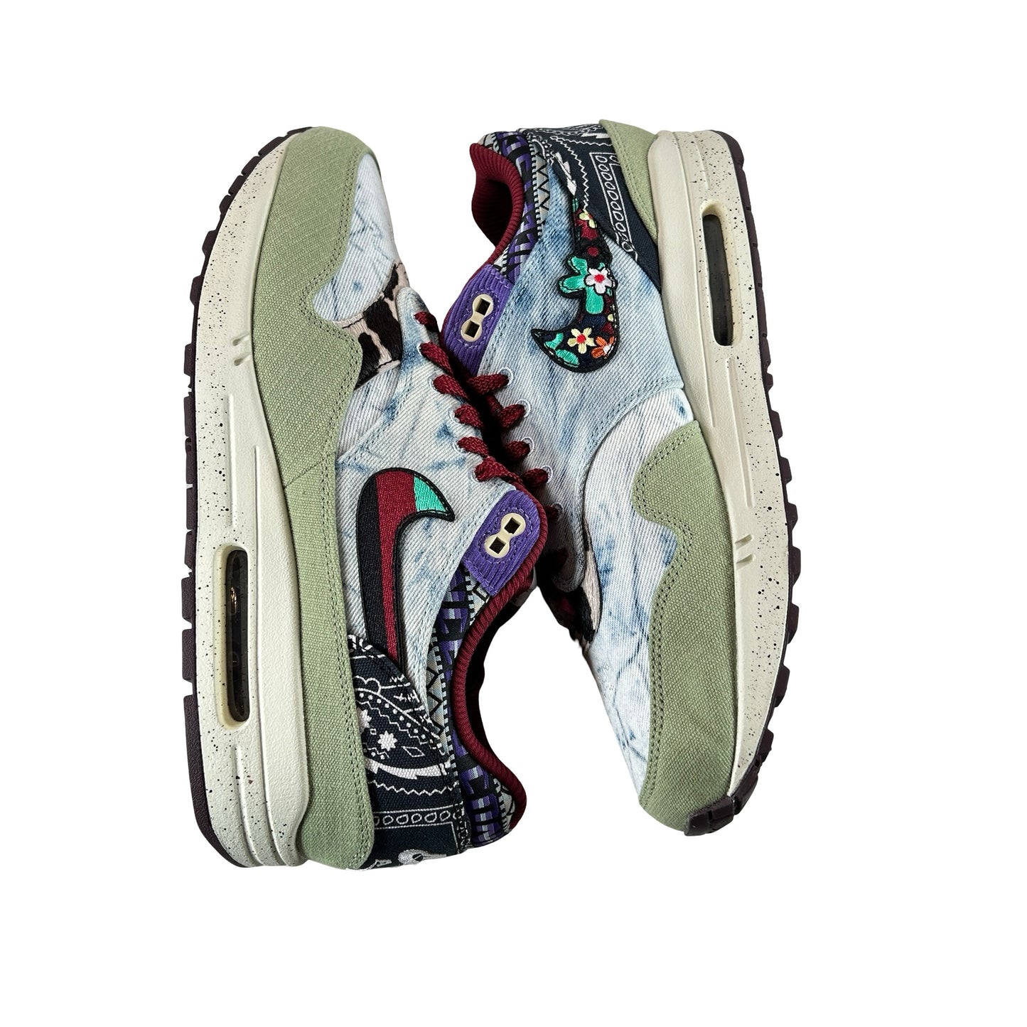 DN1803 300 Nike Air Max 1 Concepts Denim Oliva Lona