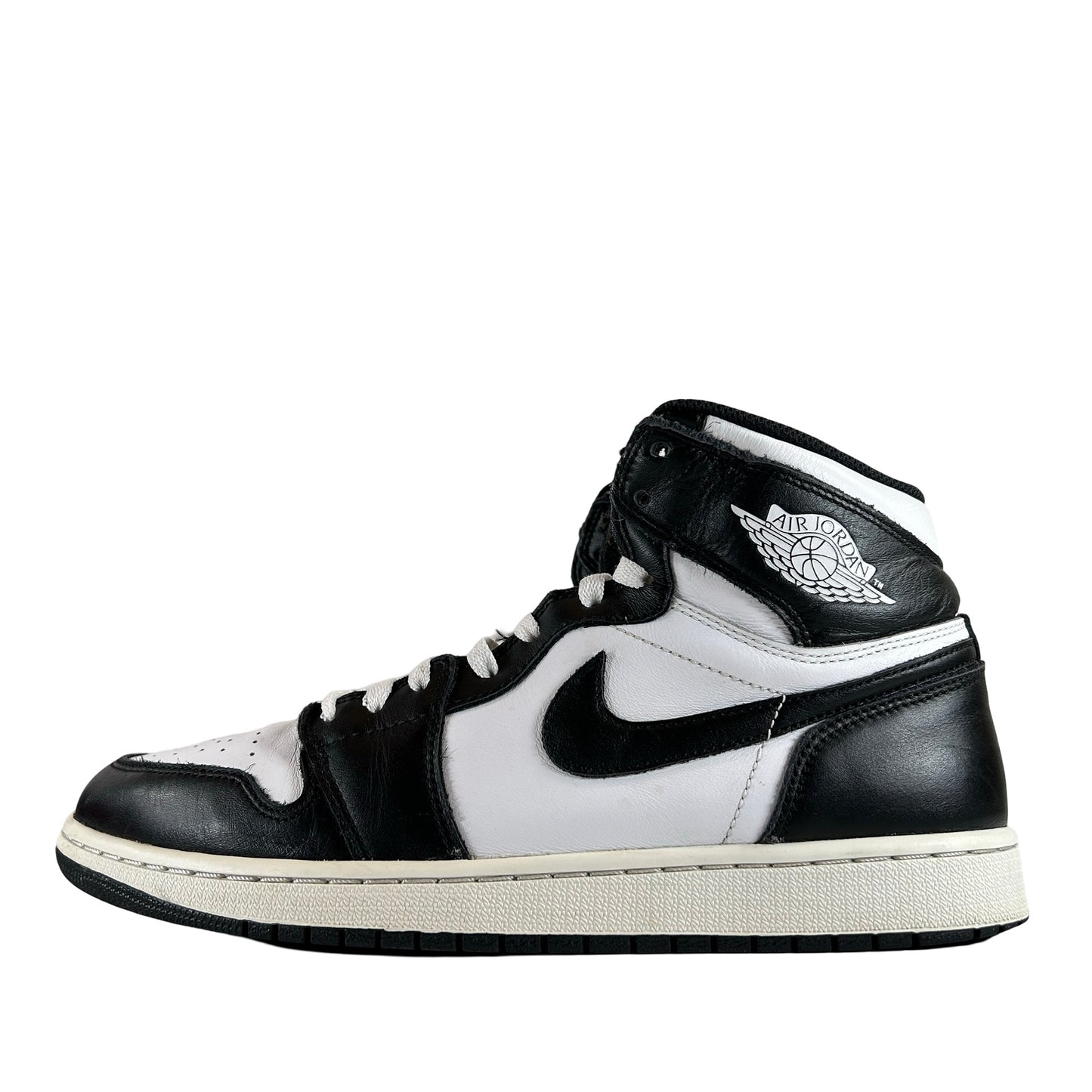 555088 010 Jordan 1 Retro Black White (2014) [USED] - 10.5 M (Used)