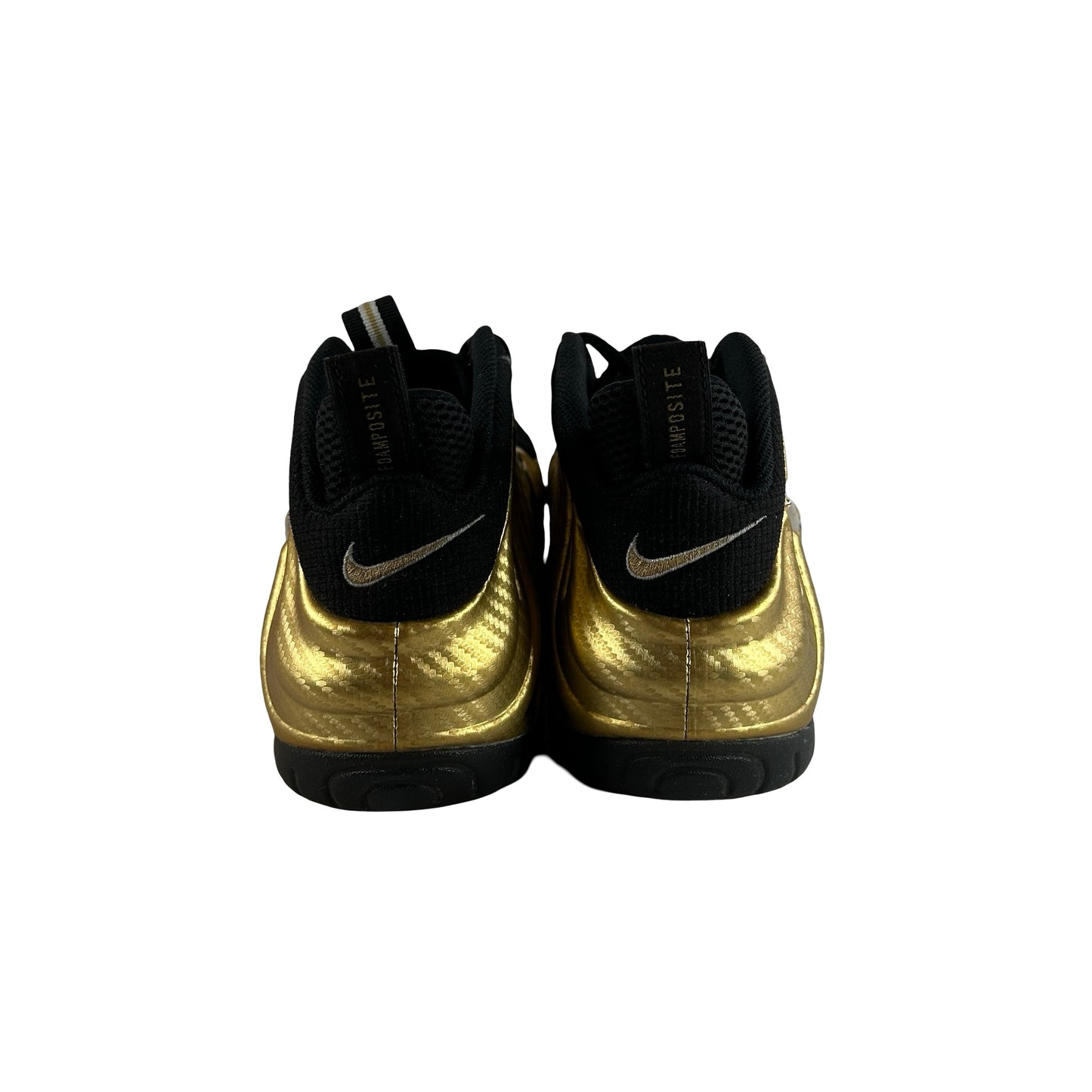 624041 701 Nike Air Foamposite Pro Metallic Gold [USED] - 12 M (Used)
