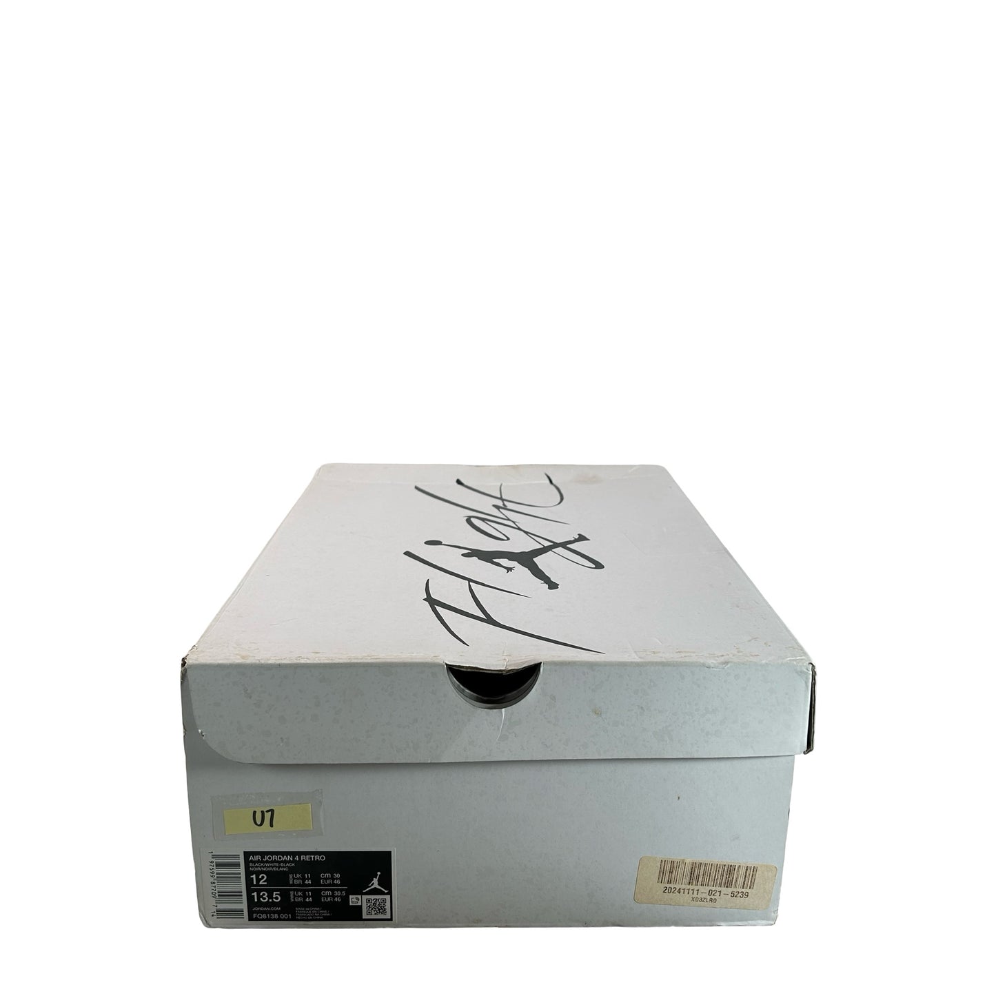 FQ8138 001 Air Jordan 4 Retro White Thunder [USED] - 12 M (Used7)