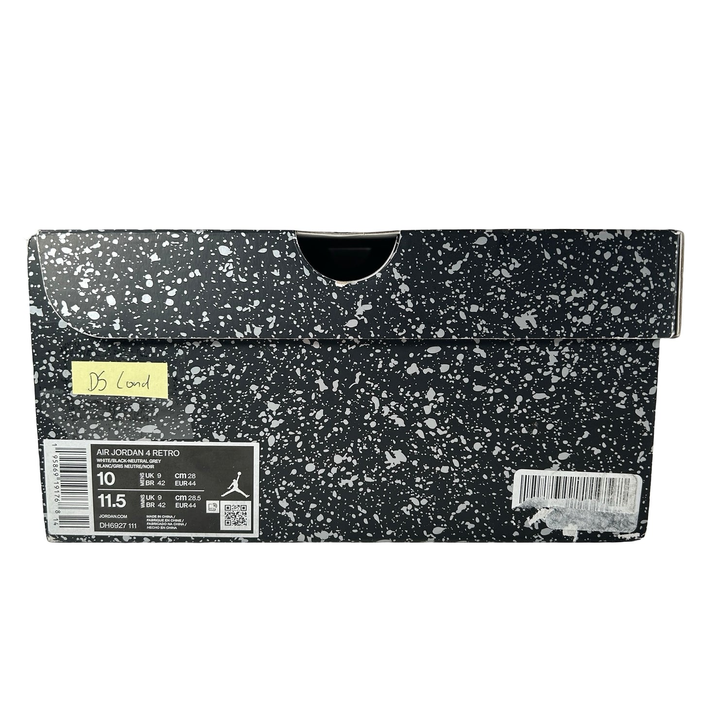 DH6927 111 Jordan 4 Retro Military Black [CONDITIONAL] - 10 M (Yellowing) (Glue Stains)