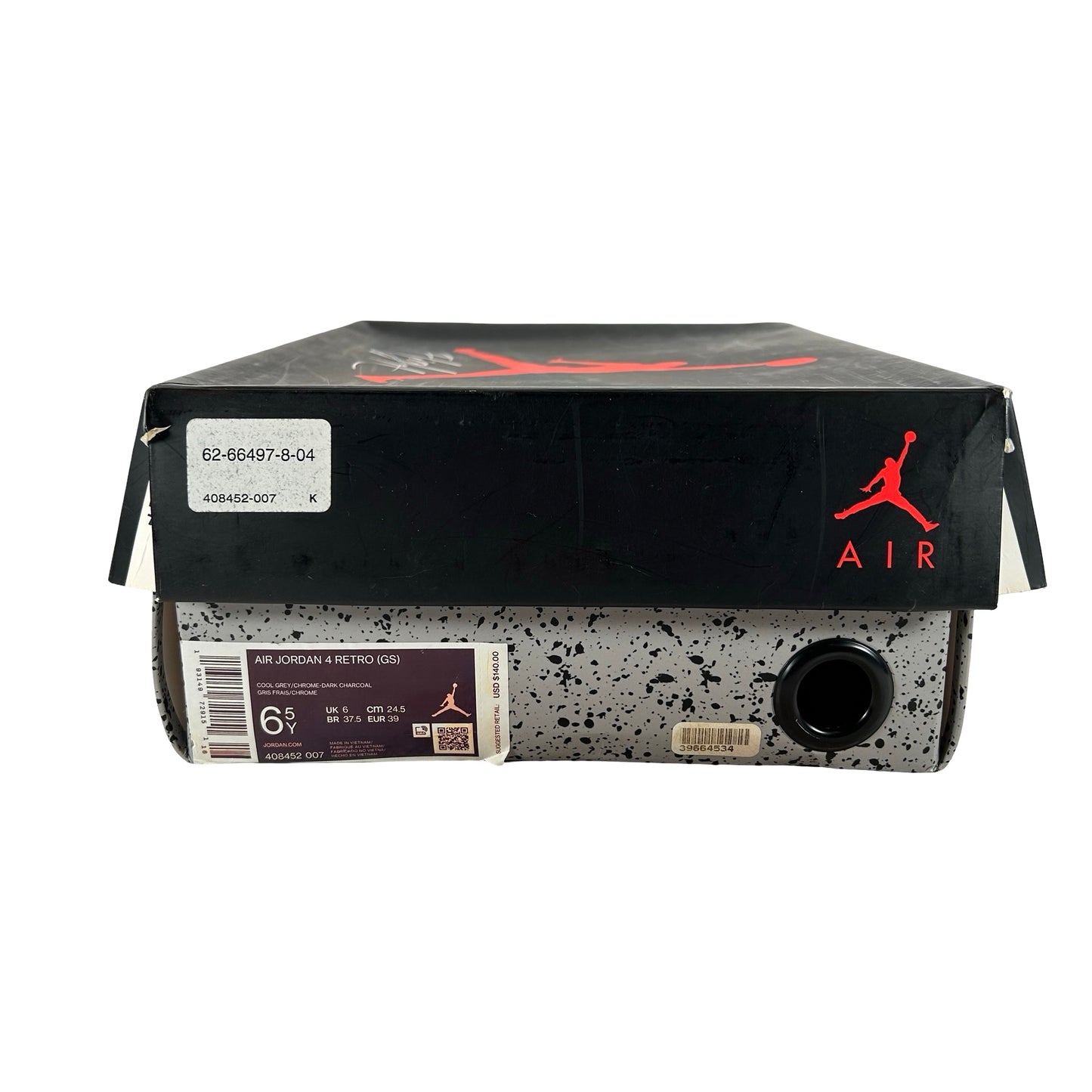 408452 007 Jordan 4 Retro Cool Grey (2019) (GS) [USED] - 6.5 Y (Used)