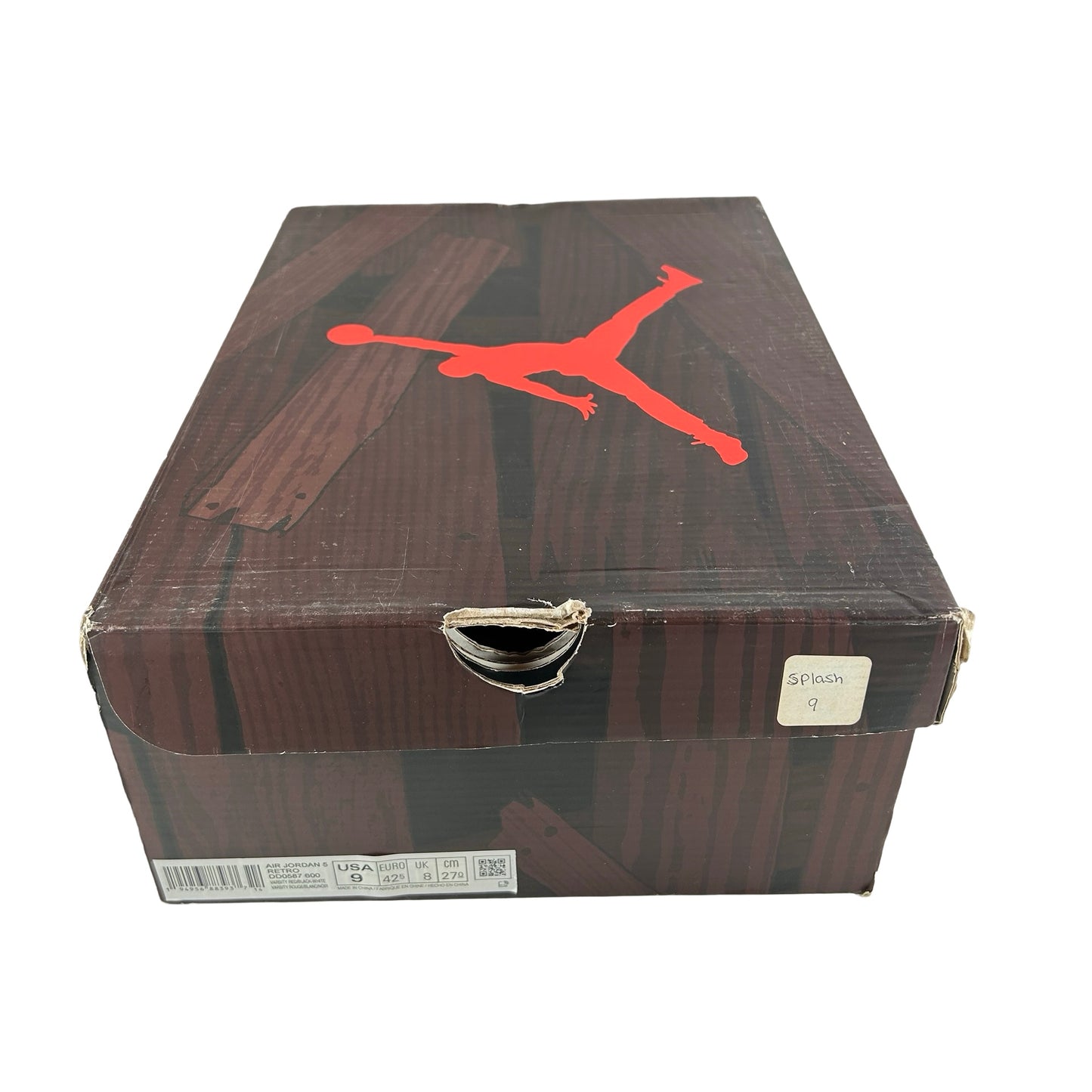 DD0587 600 Jordan 5 Retro Raging Bull Red (2021) [USED] - 9 M (Used)