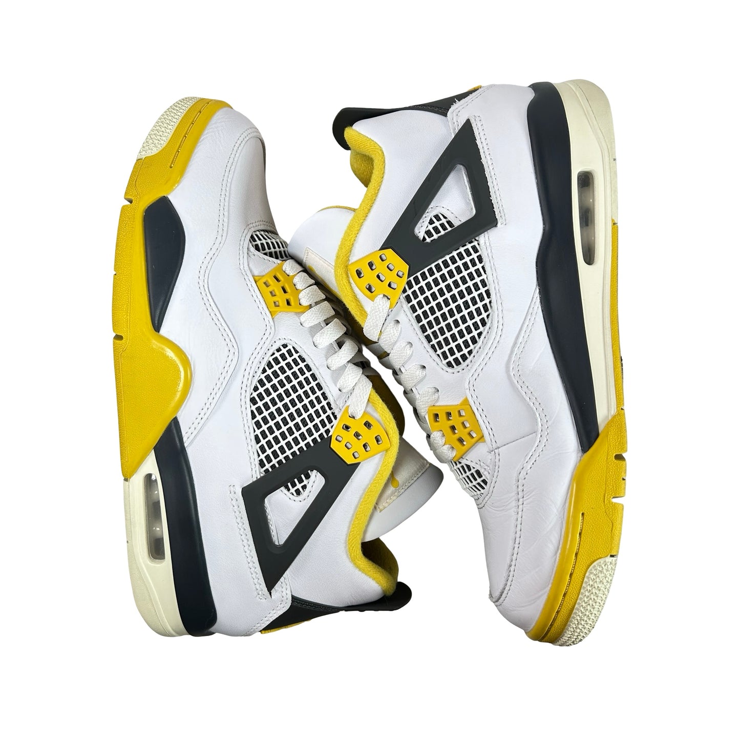 AQ9129 101 Jordan 4 Retro Vivid Sulfur (Women's) [USED] - 10 W (Used2)
